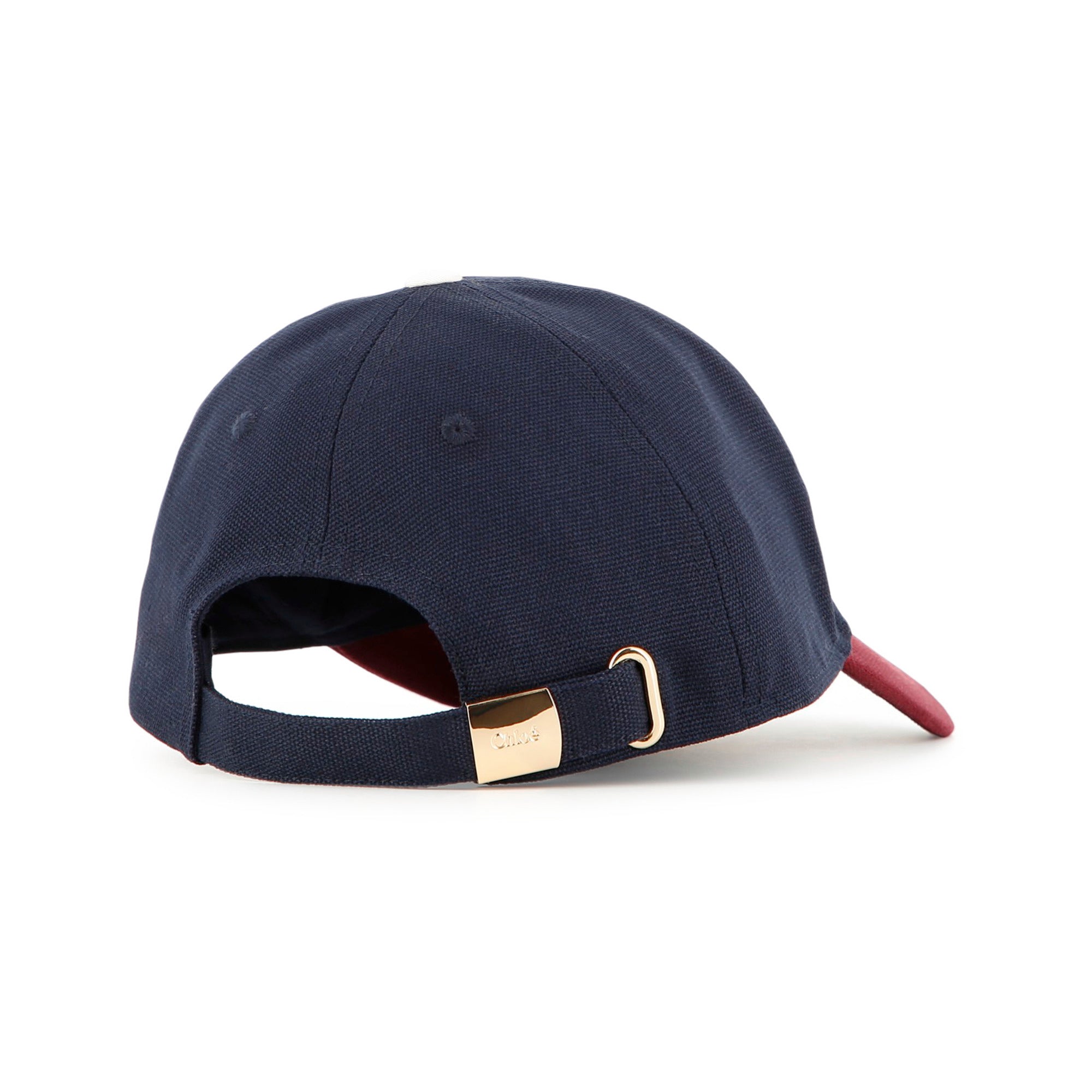 Girls Blue Logo Cotton Cap