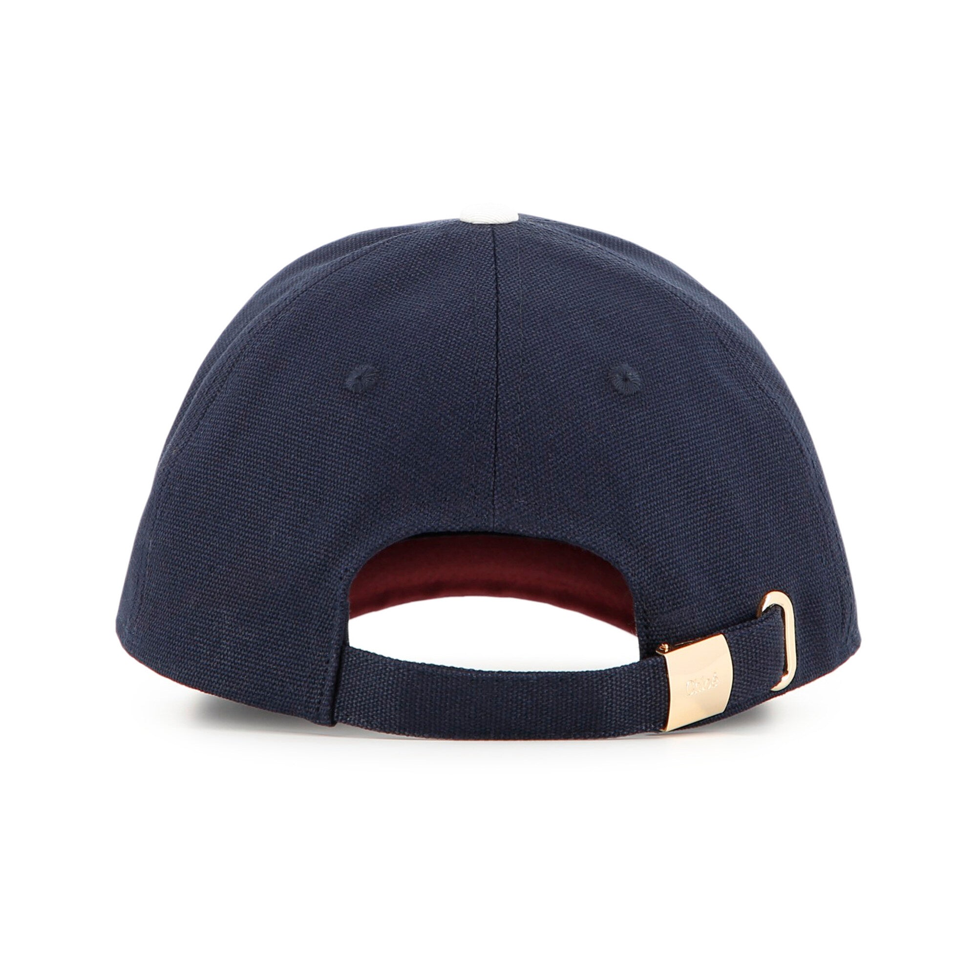 Girls Blue Logo Cotton Cap