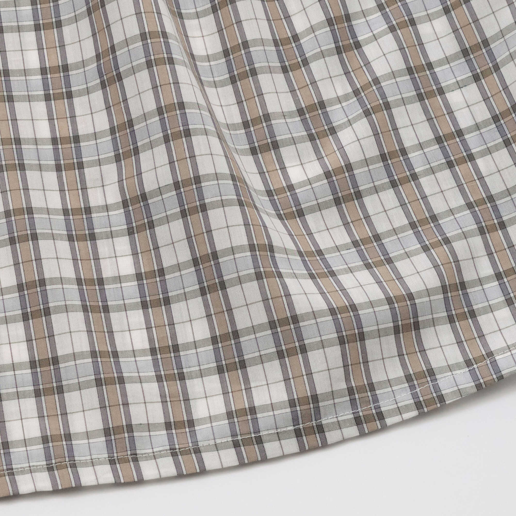 Girls Grey Check Dress