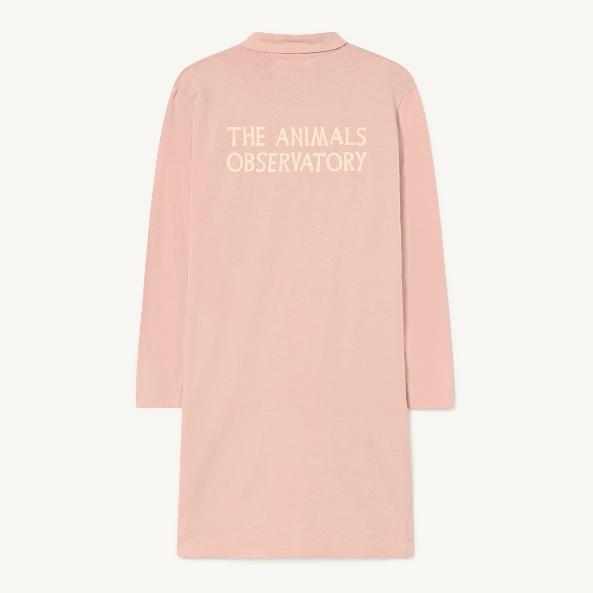 Girls Pink Logo Cotton Dress