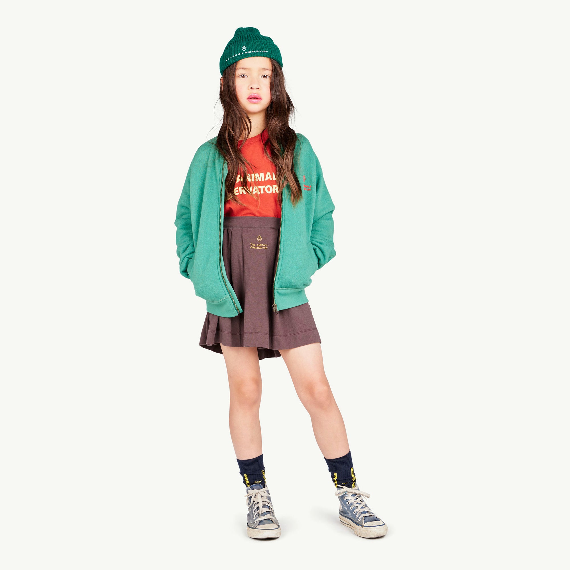 Boys & Girls Green Zip-Up Jacket