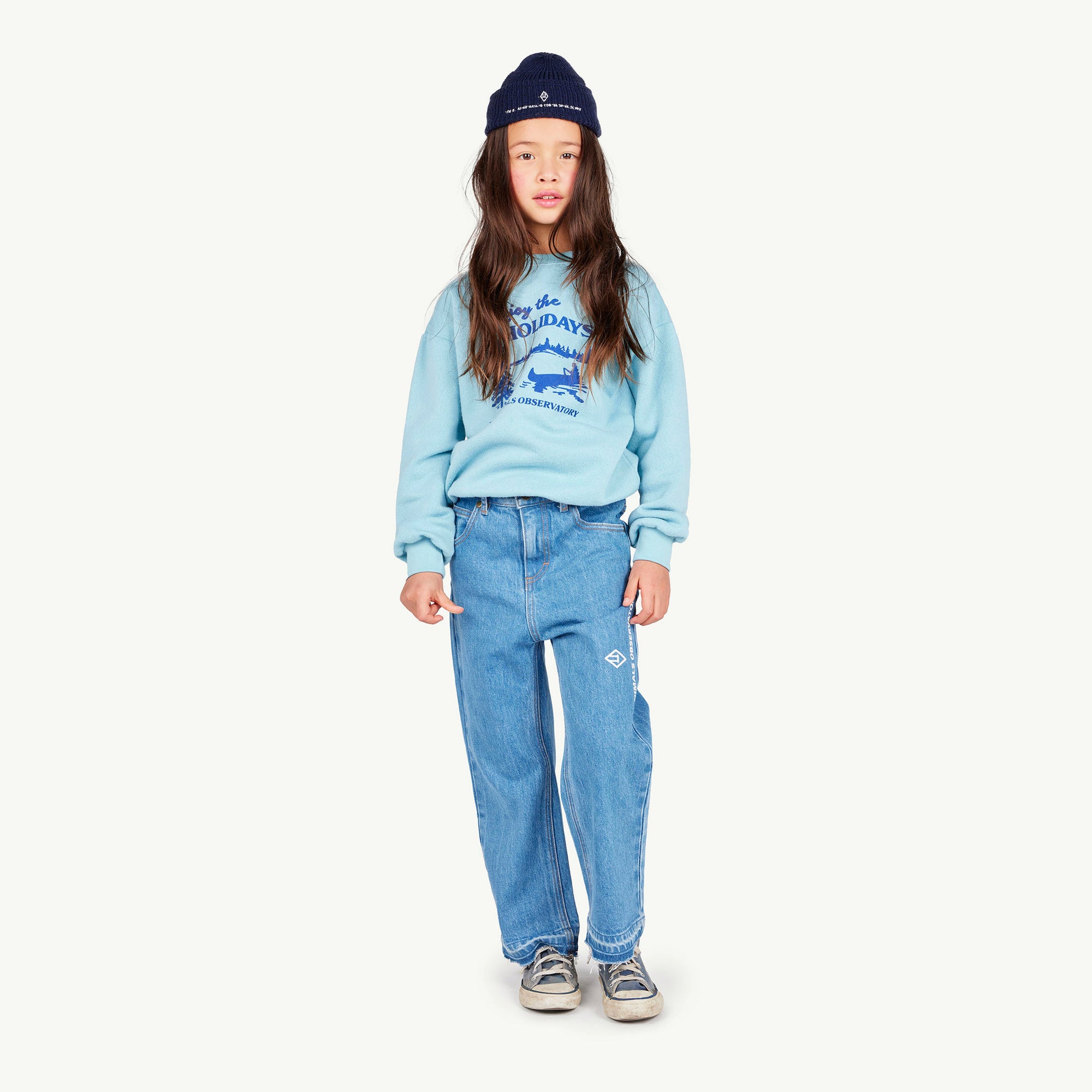 Boys & Girls Blue Denim Trousers