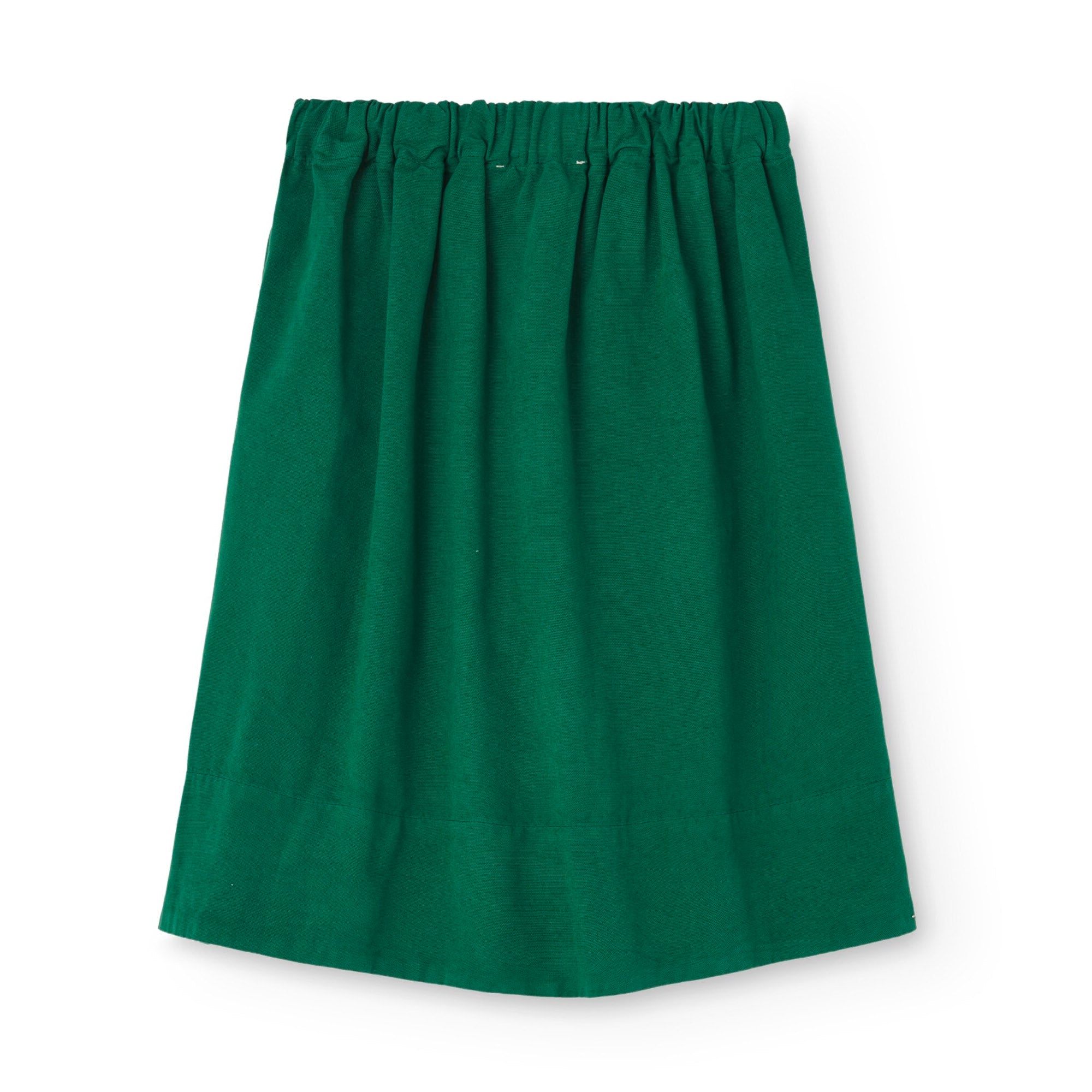 Girls Green Cotton Skirt