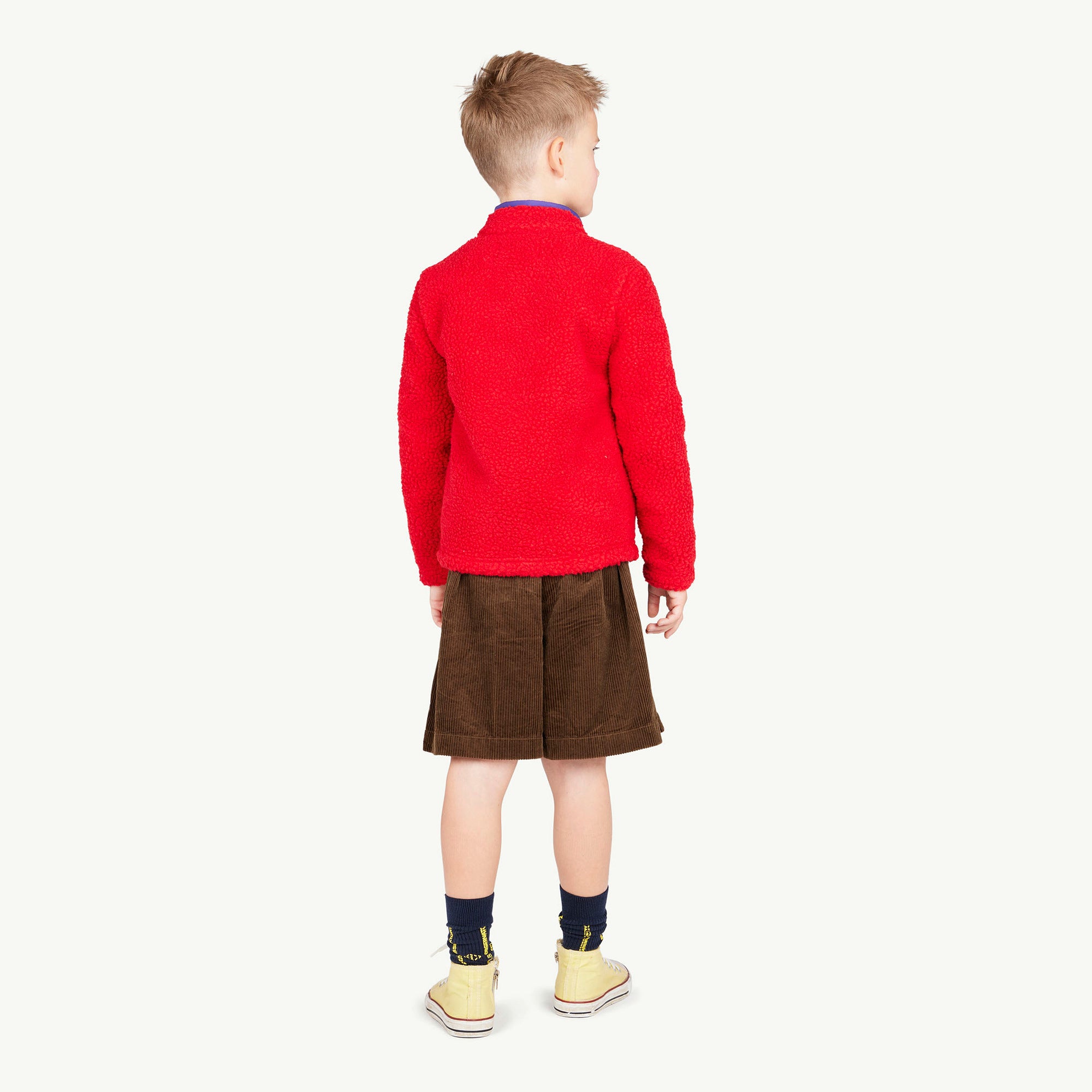 Boys & Girls Red Sherpa Jacket