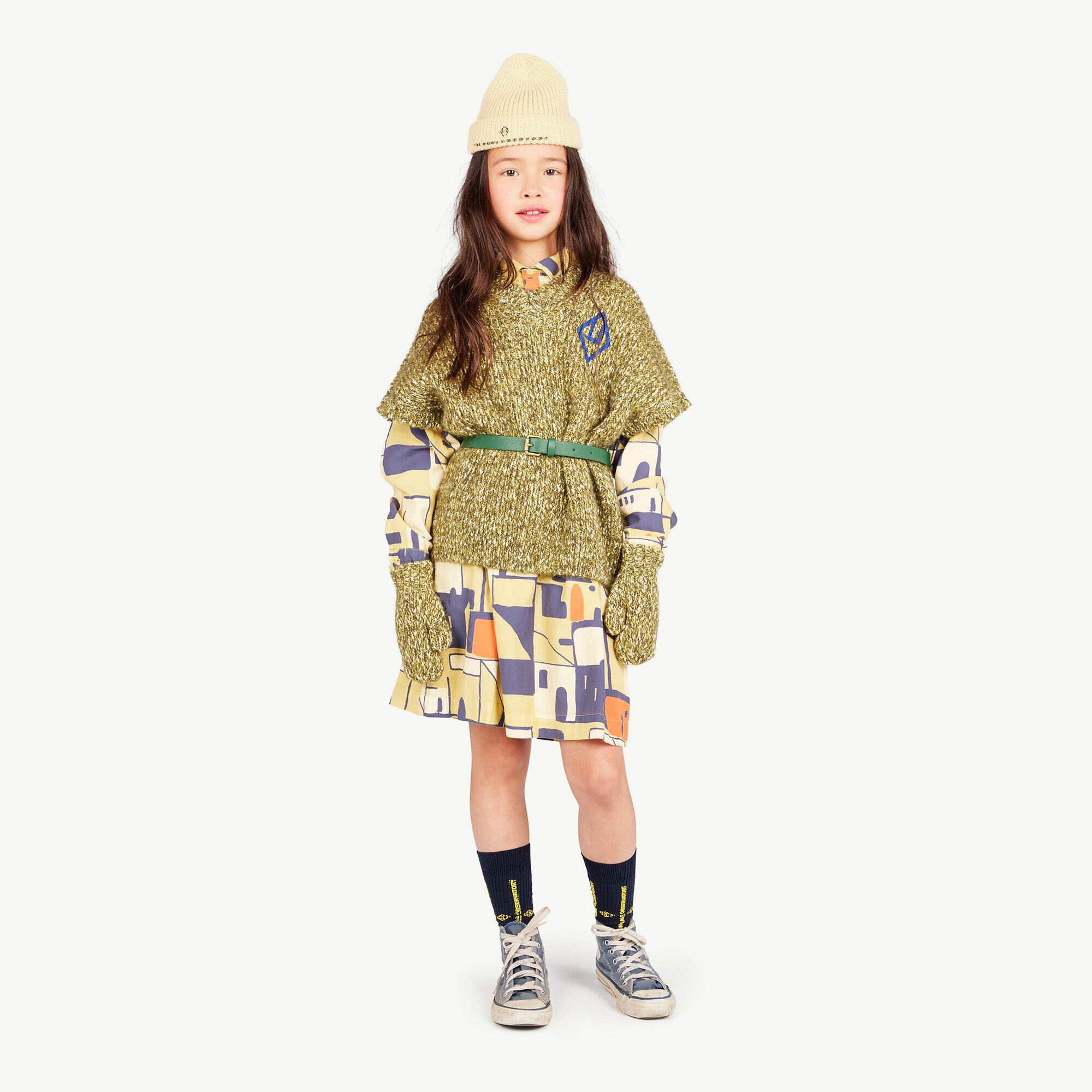 Boys & Girls Green Knit Vest