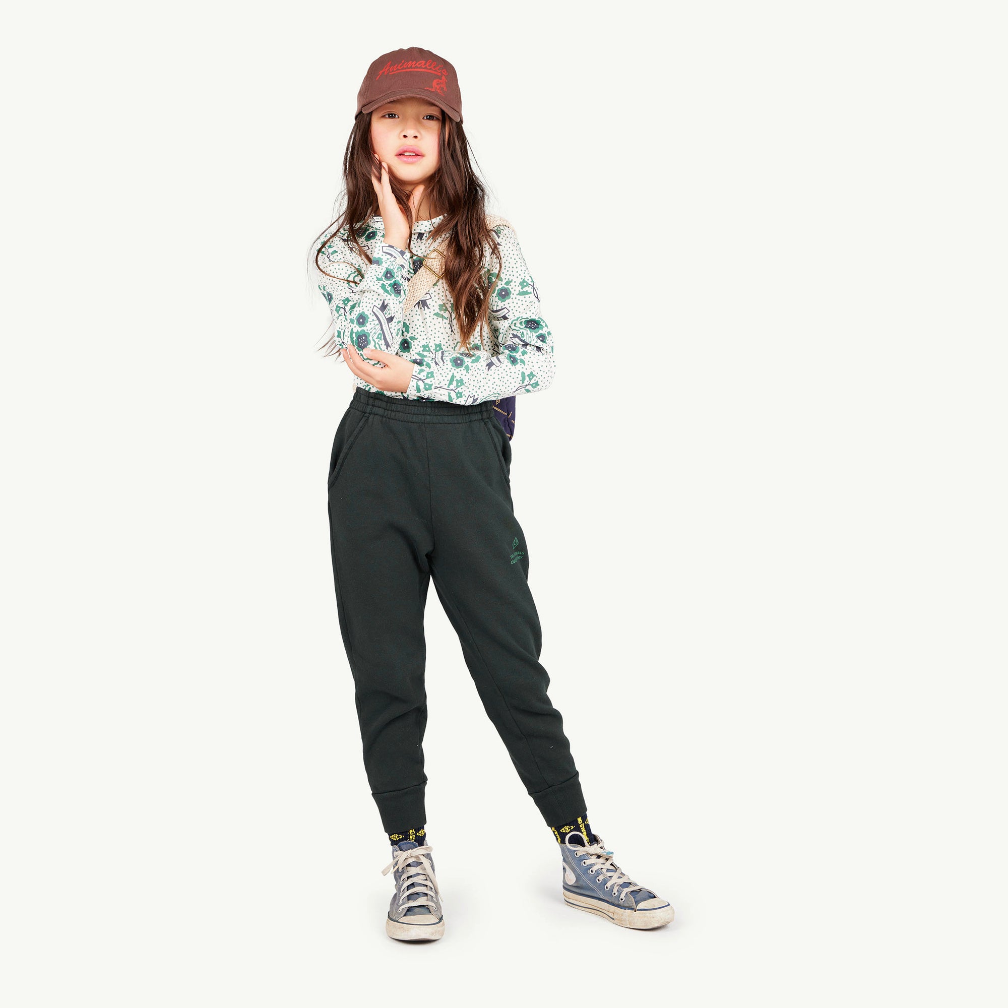 Boys & Girls Brown Logo Baseball Cap