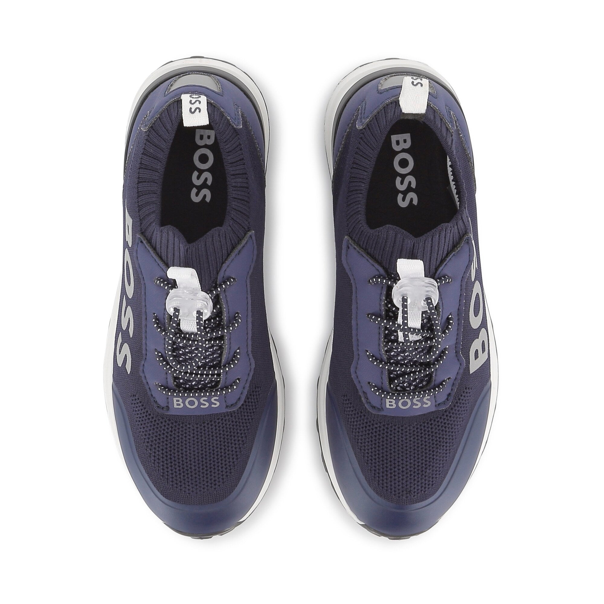 Boys Blue Logo Shoes