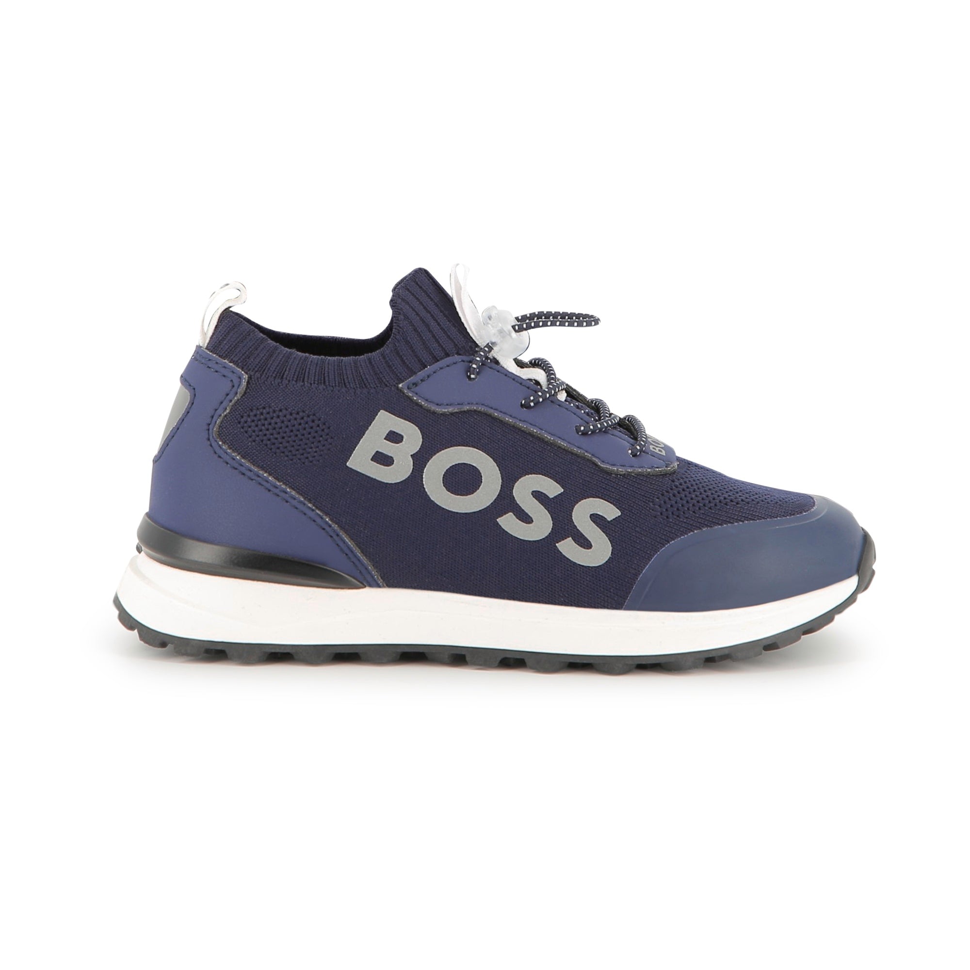 Boys Blue Logo Shoes