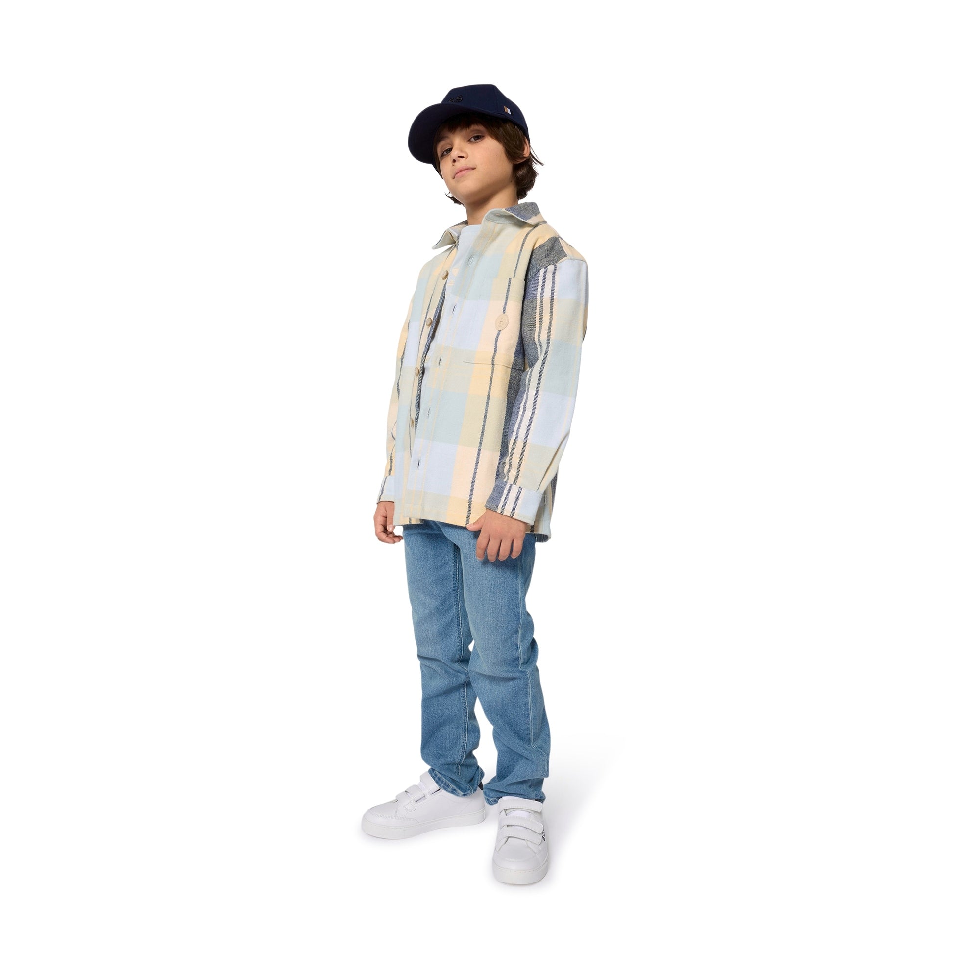 Boys Blue Logo Cap