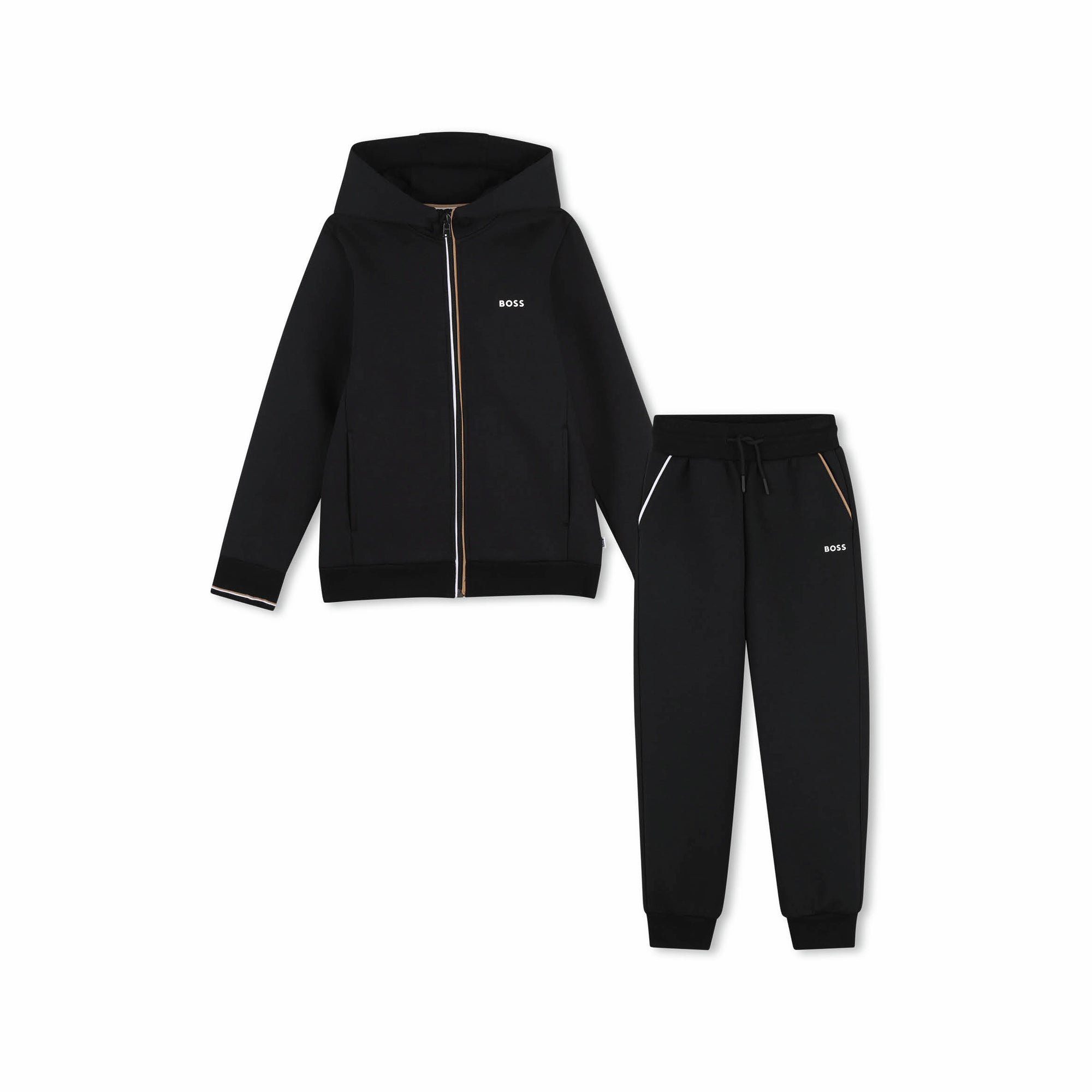 Boys Black Cotton Set
