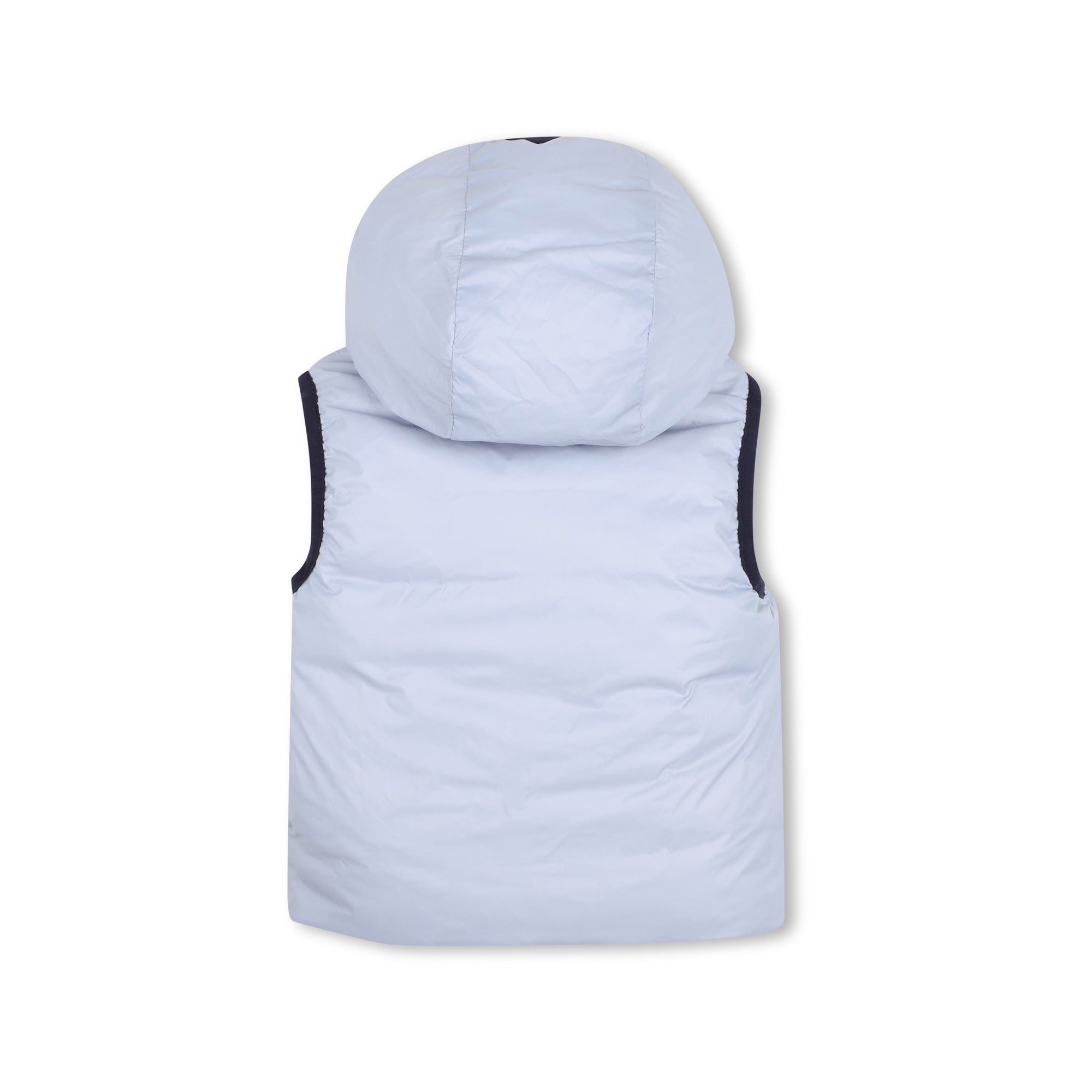 Baby Boys Dark Blue Reversible Padded Down Gilet