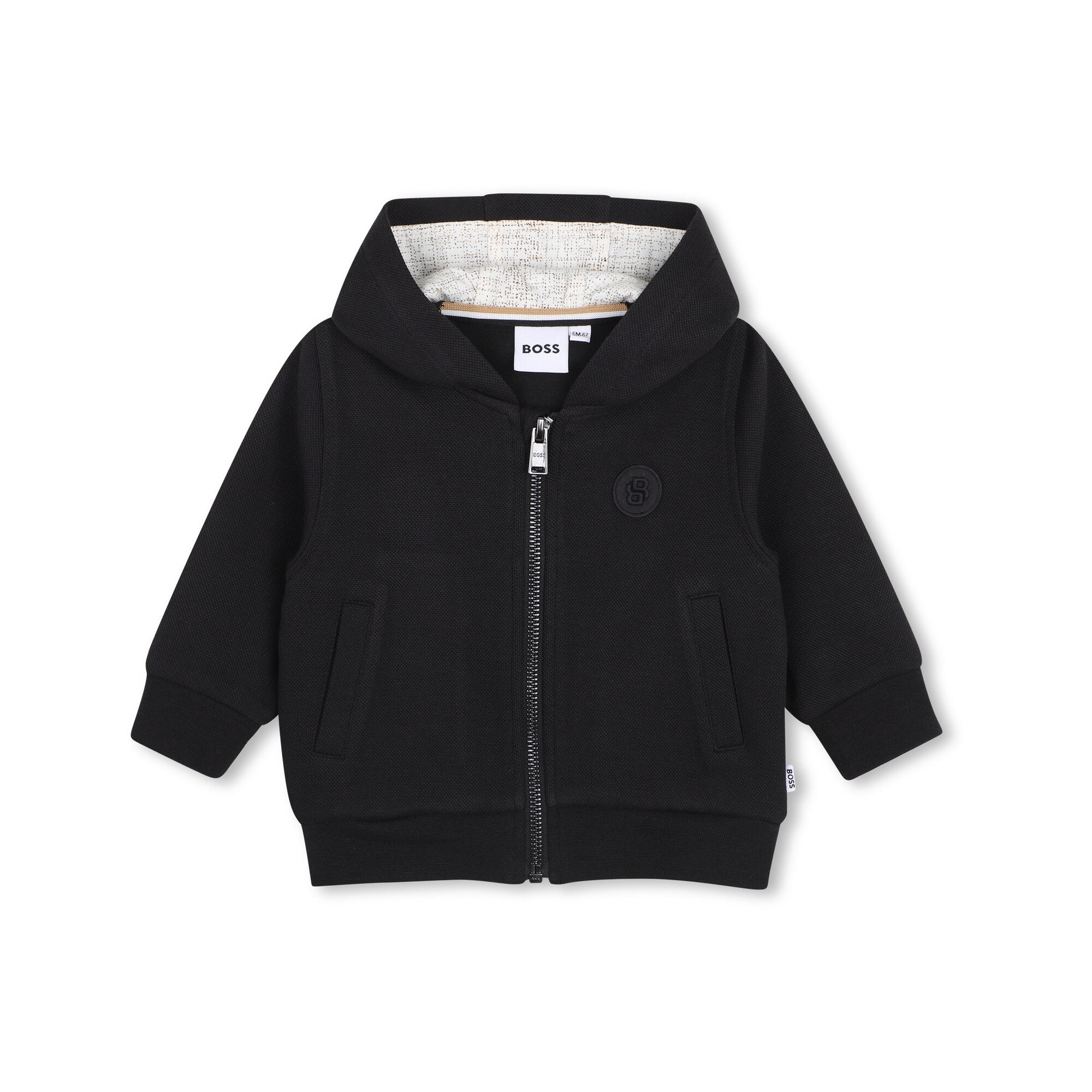 Baby Boys Black Cotton Set