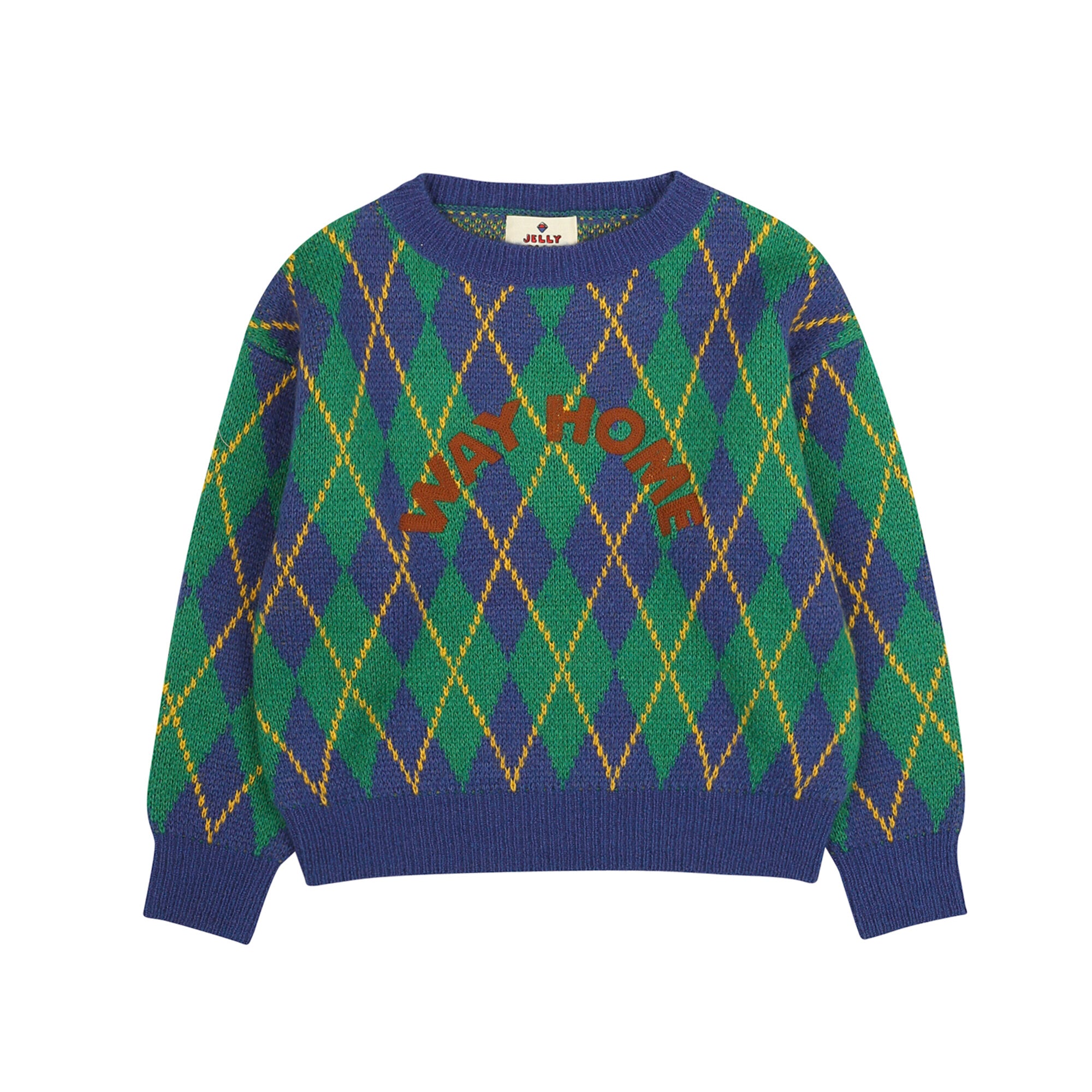 Boys & Girls Blue Check Sweater
