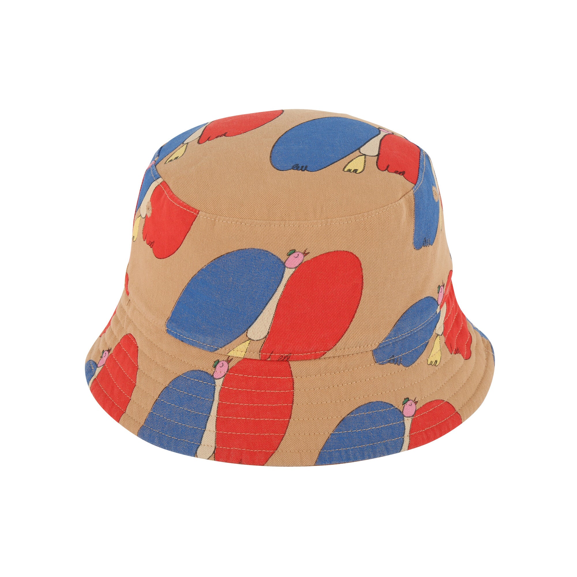 Boys & Girls Brown Reversible Bucket Hat