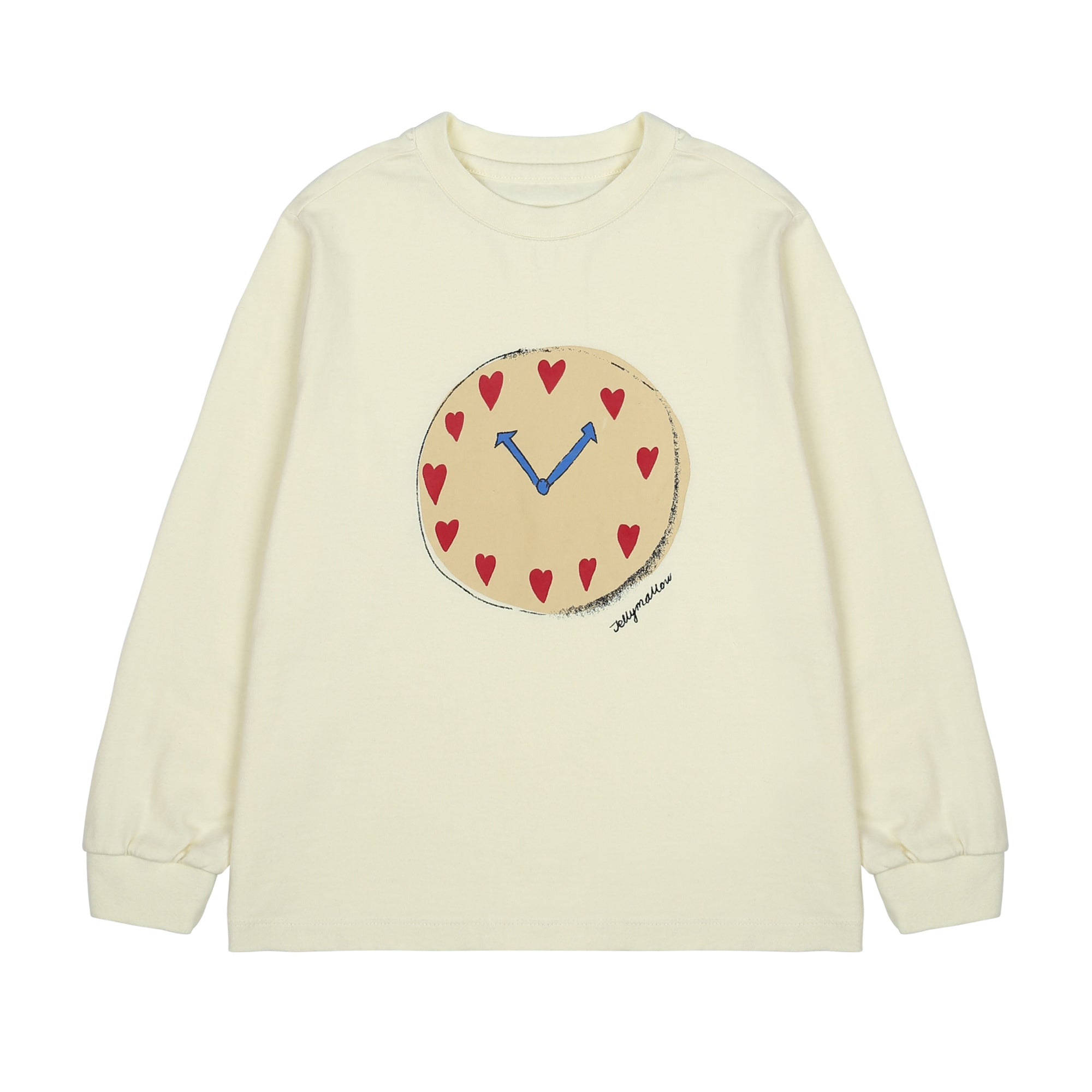 Boys & Girls Ivory Printed Cotton T-Shirt