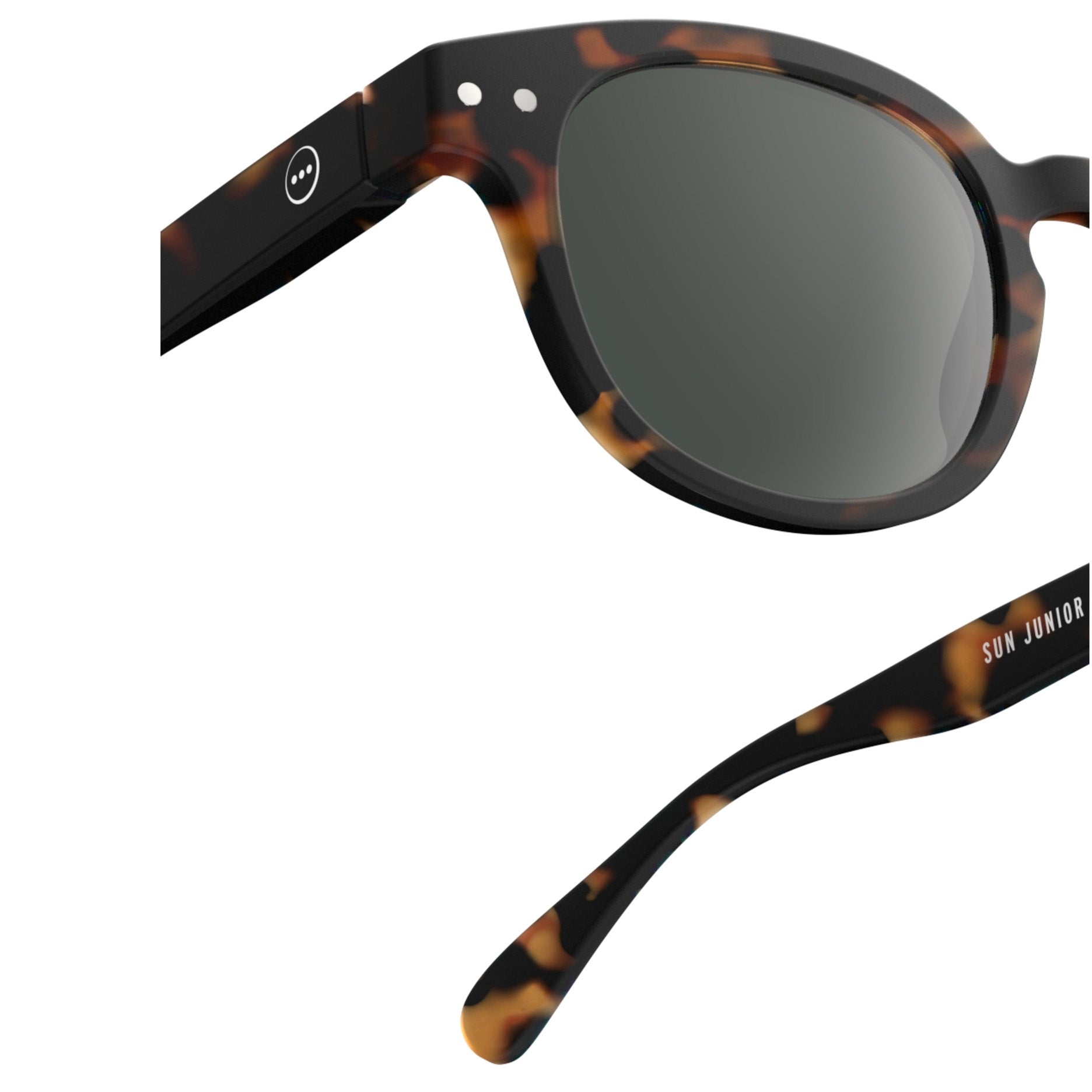 Boys & Girls Brown "SUN #C" Sunglasses(5-10Y)