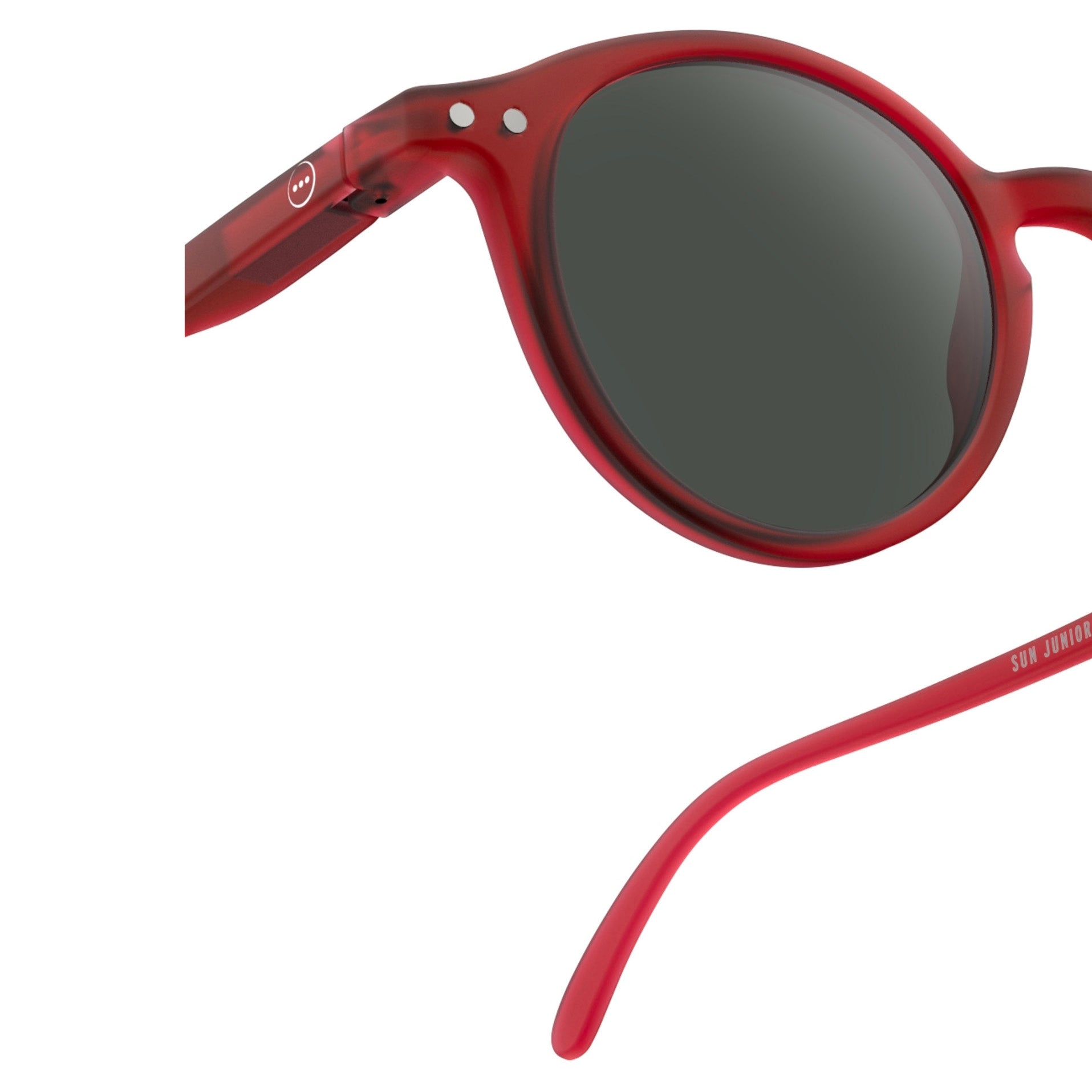 Boys & Girls Red "SUN #D" Sunglasses(5-10Y)