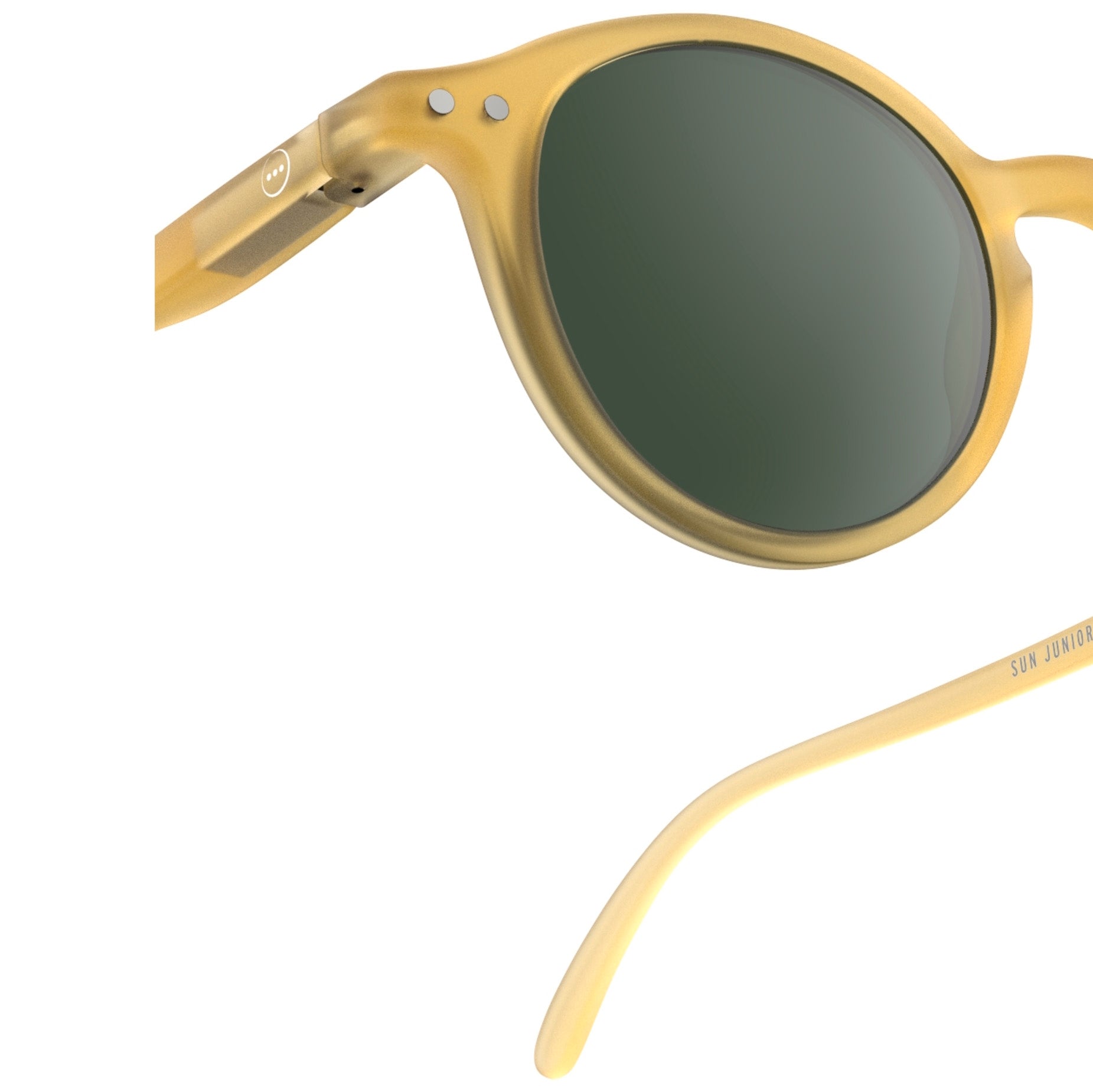 Boys & Girls Yellow "SUN #D" Sunglasses(5-10Y)