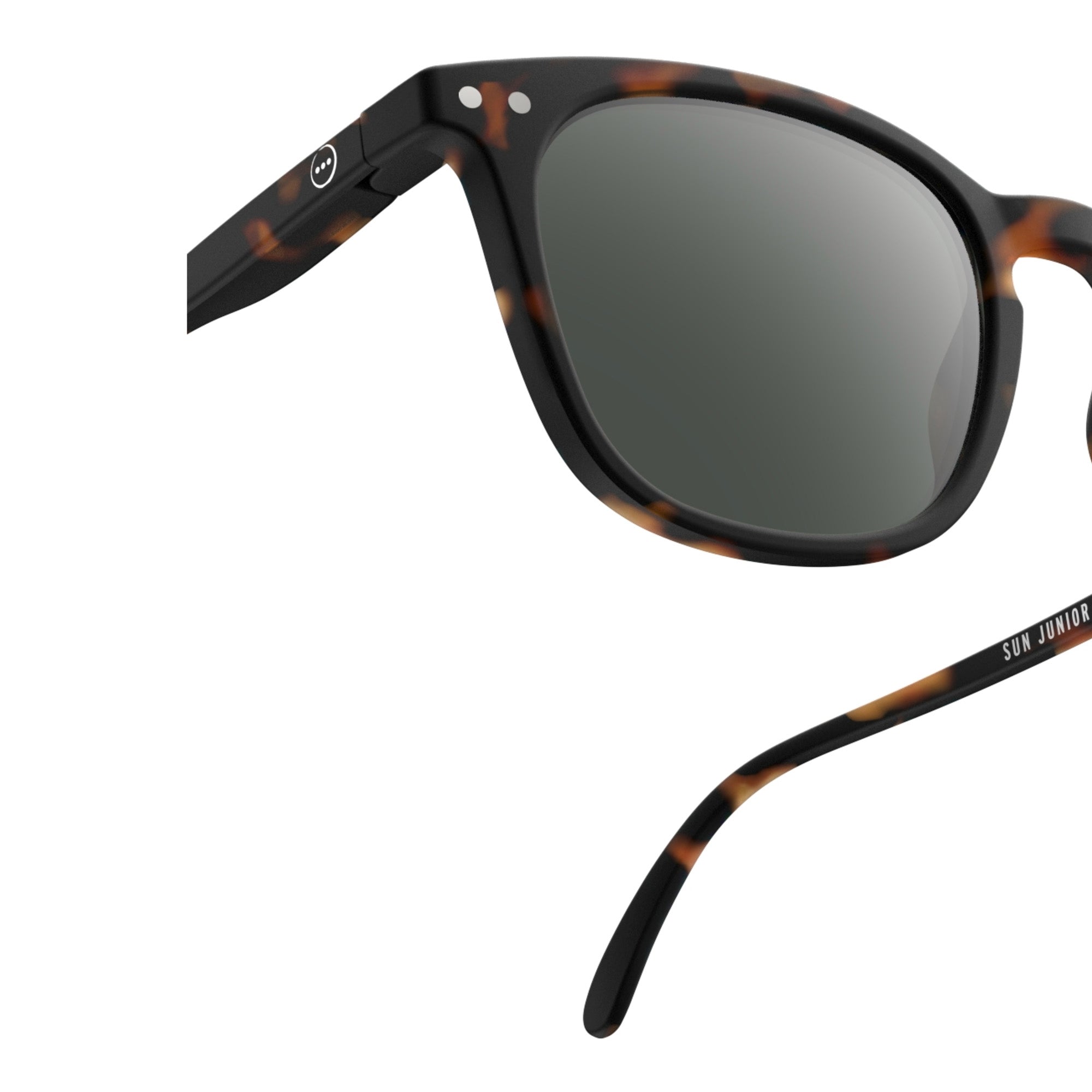 Boys & Girls Brown "SUN #E" Sunglasses(5-10Y)