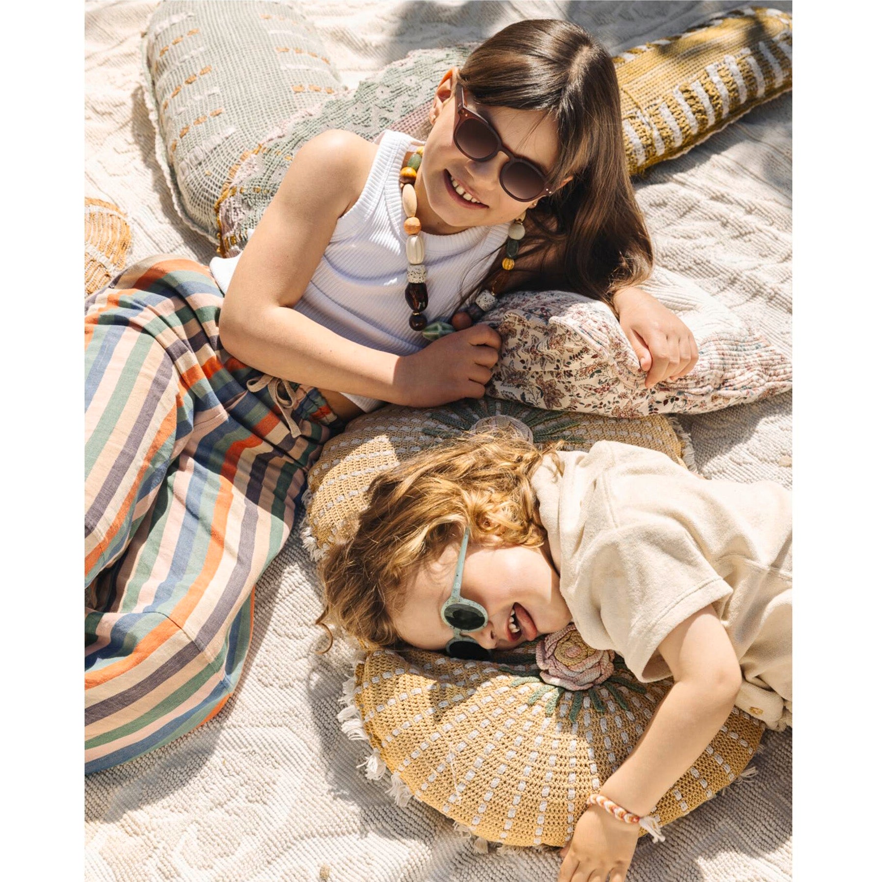 Boys & Girls Coffee "SUN #c" Sunglasses(5-10Y)