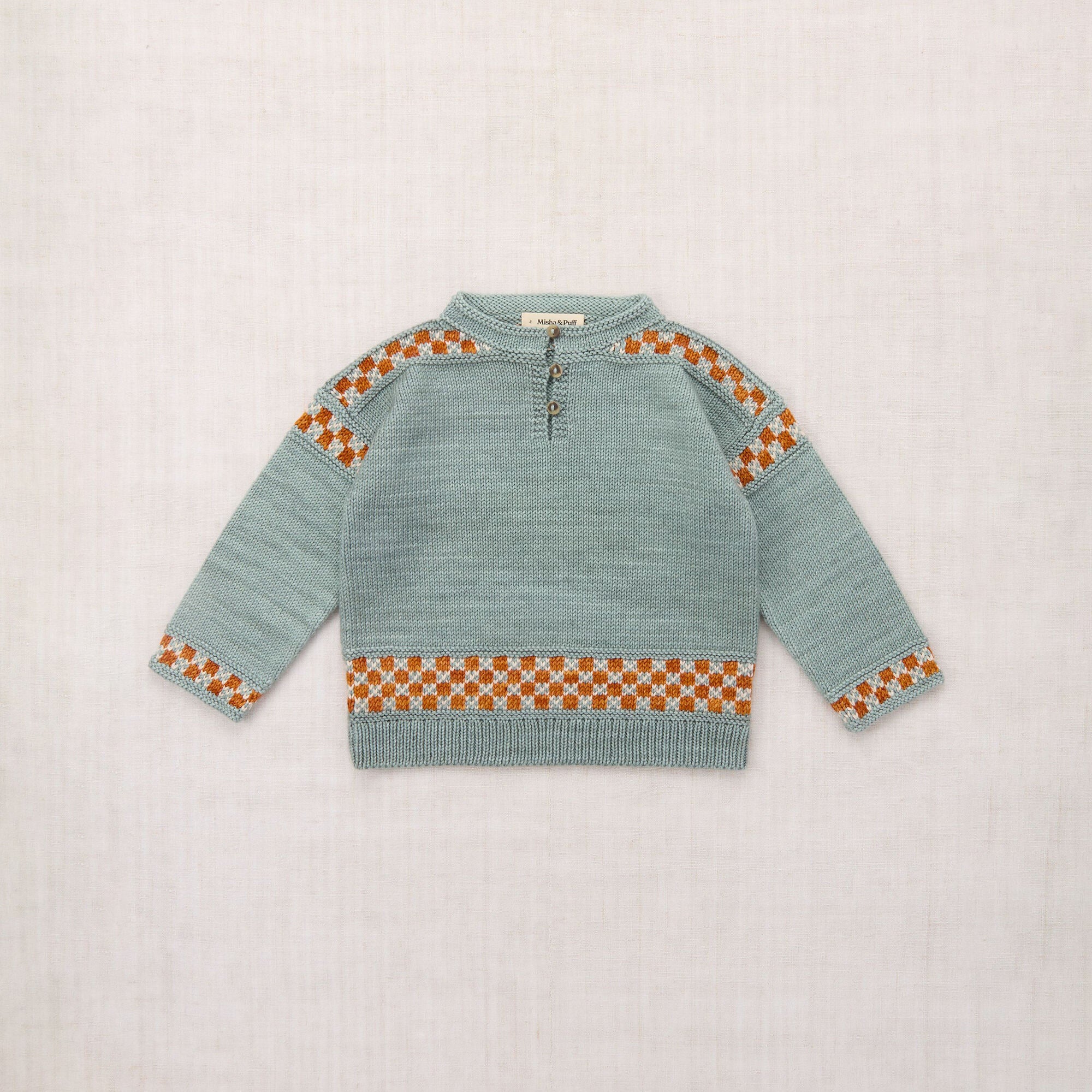Boys & Girls Mint Green Wool Sweater