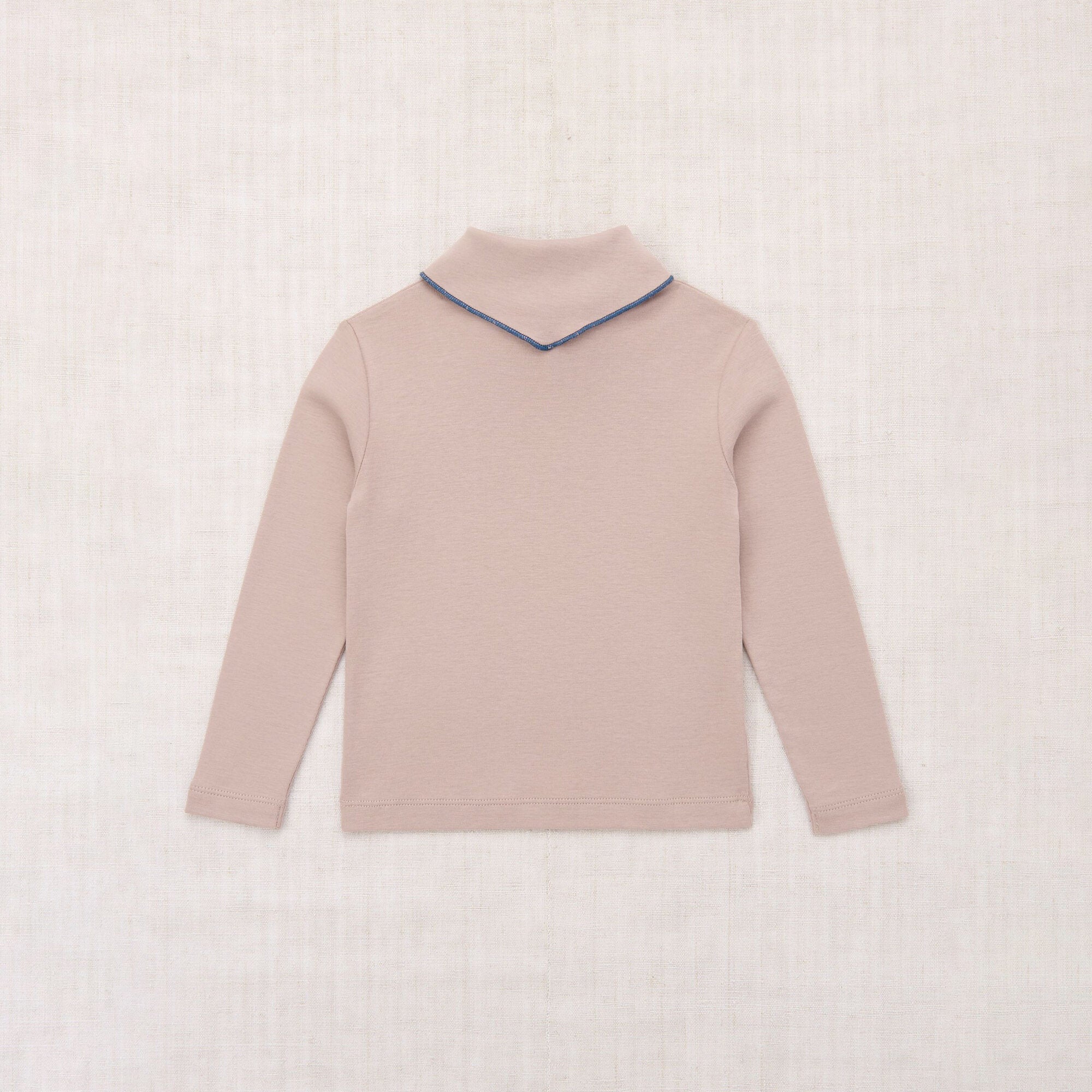 Boys & Girls Beige Pink Bow Cotton Top