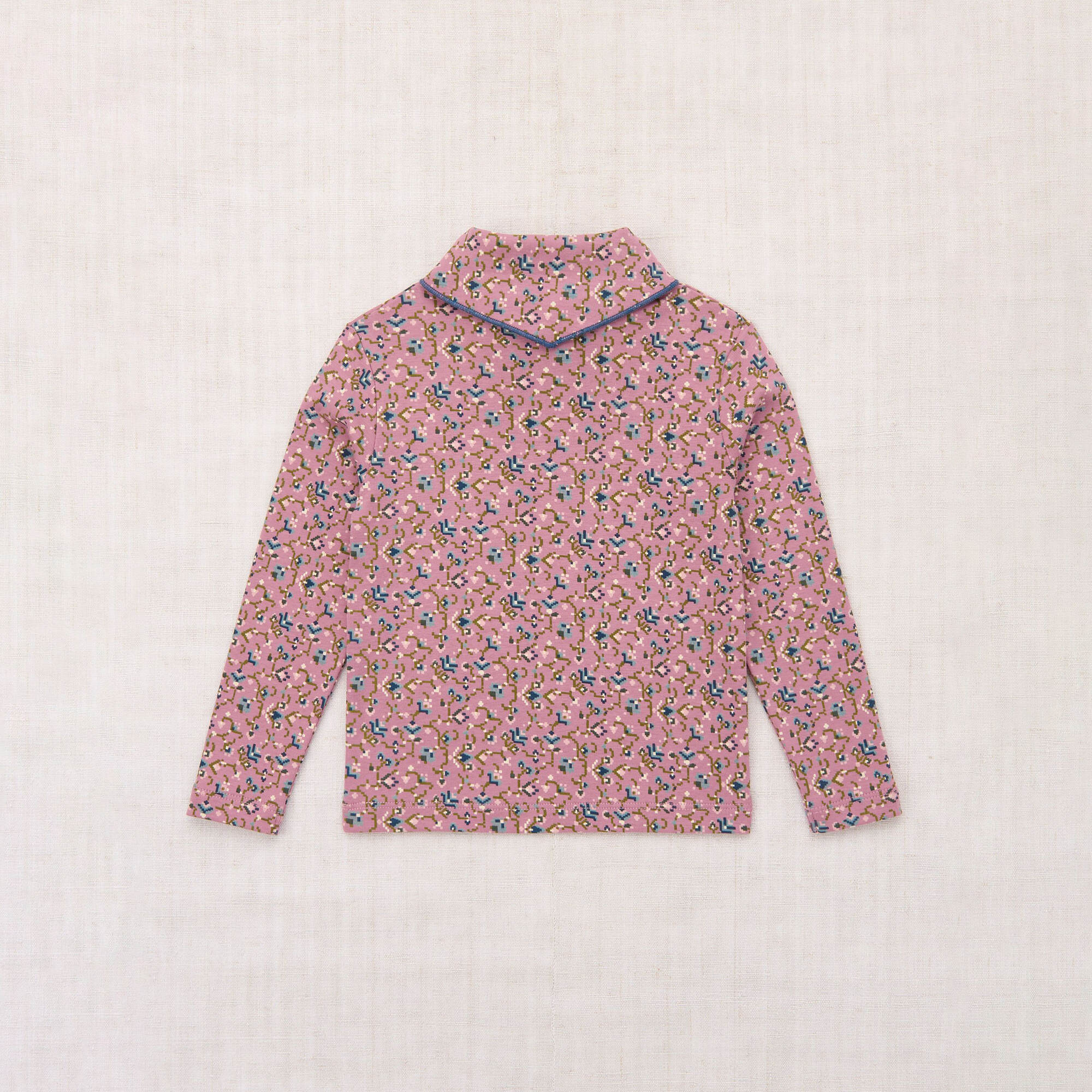 Girls Pink Pattern Cotton Top