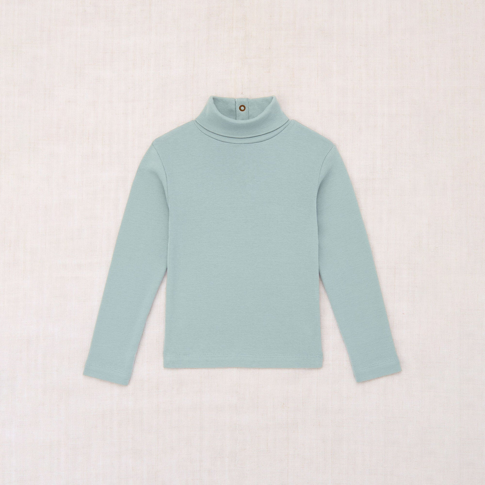 Boys & Girls Light Blue Cotton Turtleneck