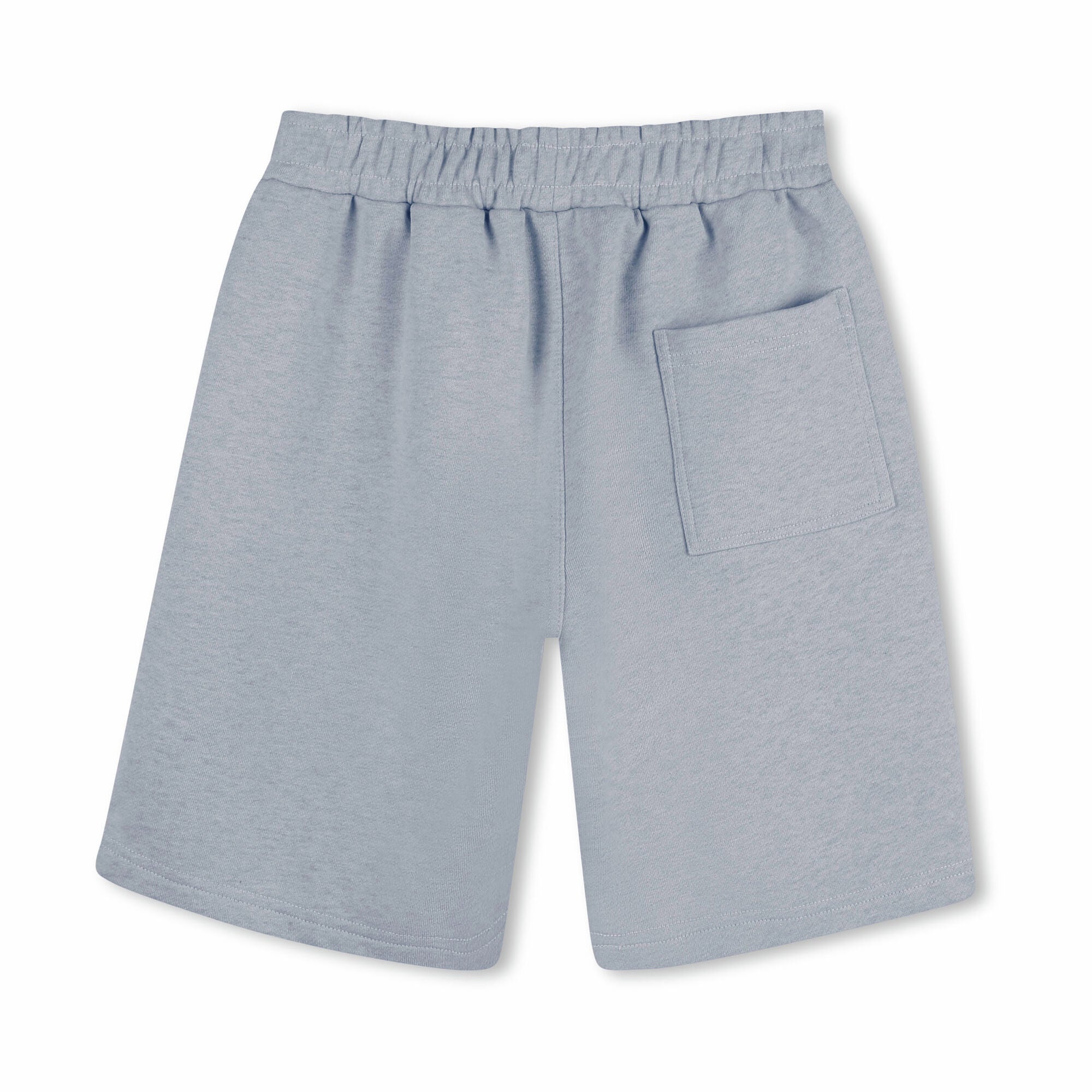 Boys Grey Blue Cotton Shorts