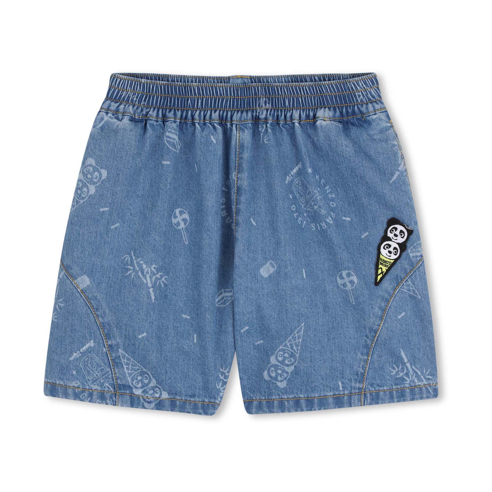 Girls Blue Denim Shorts