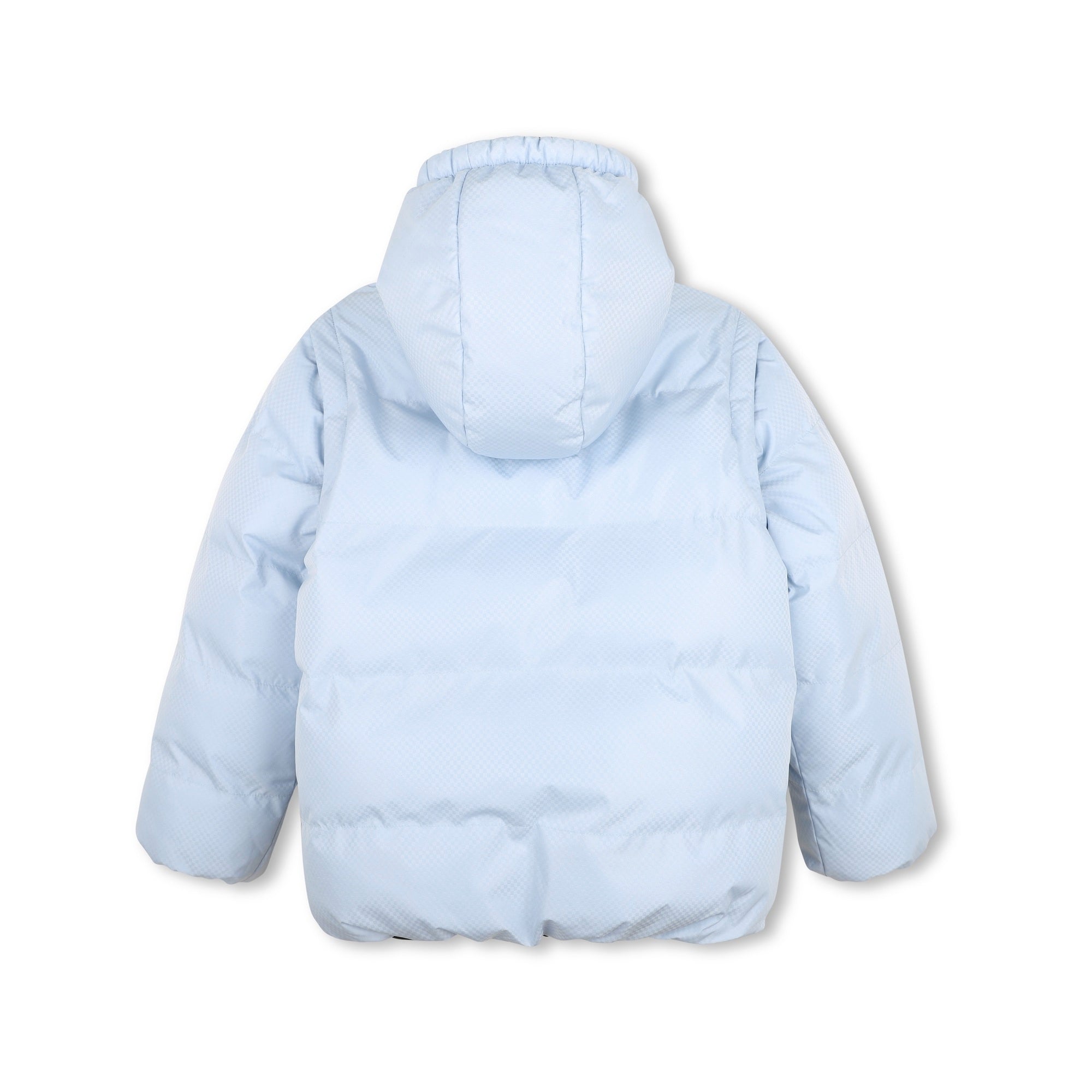 Boys Light Blue Reversible 2-in-1 Padded Jacket