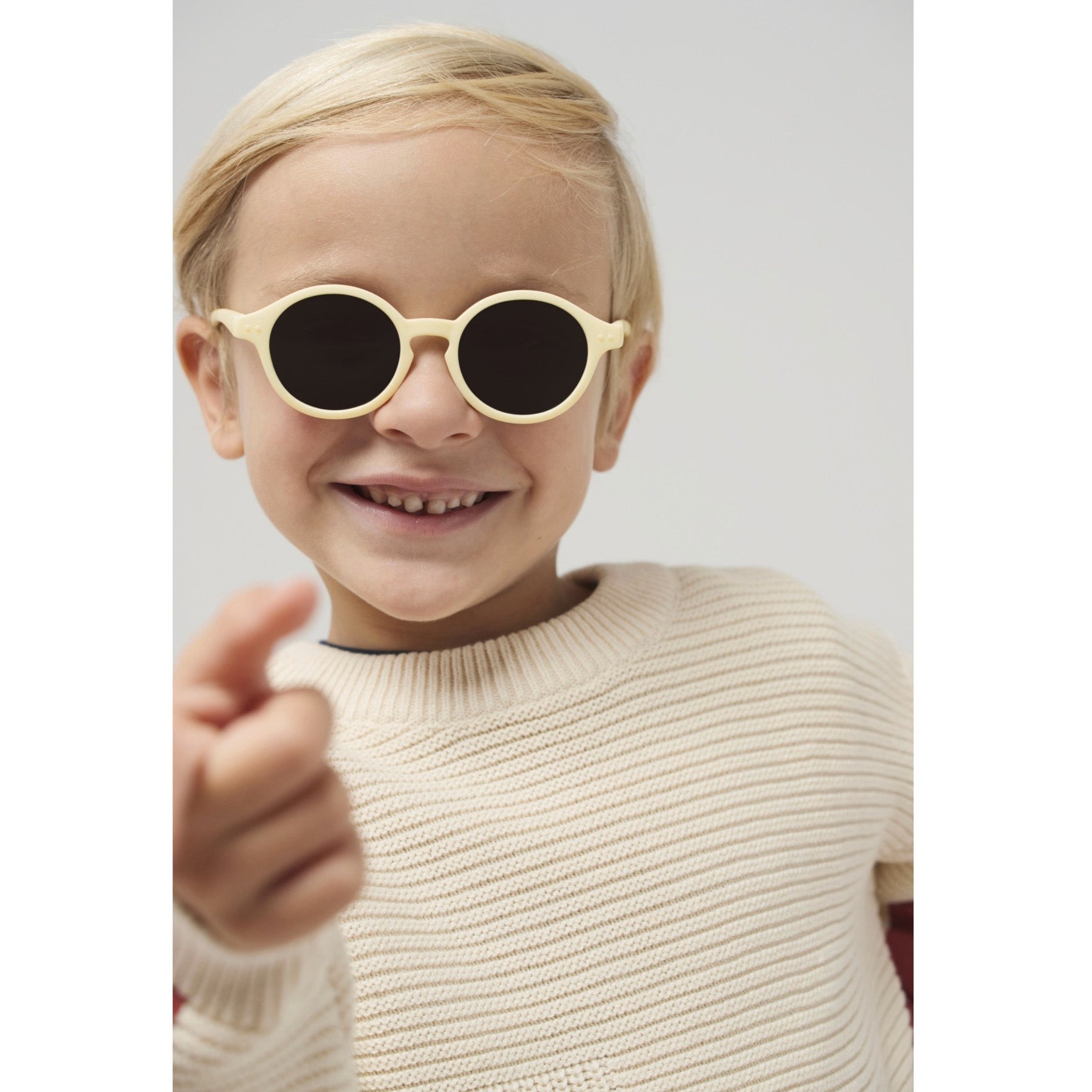 Boys & Girls Yellow "KID+ #d" Sunglasses(3-5Y)