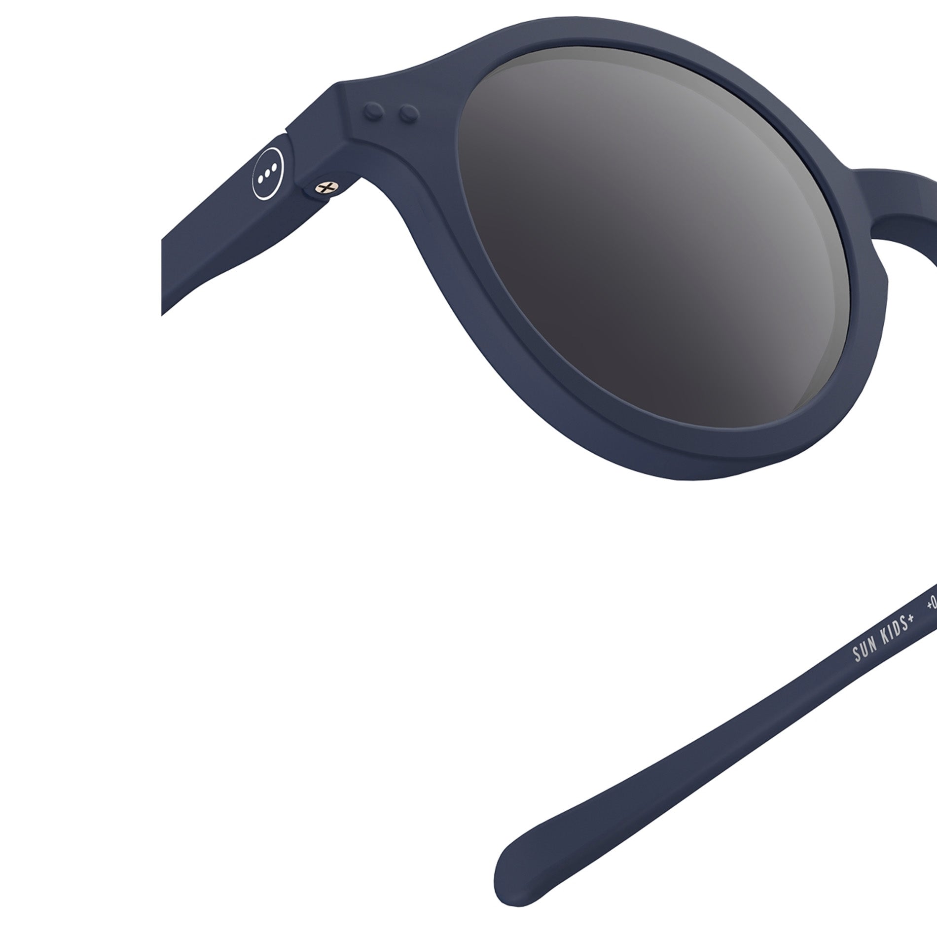 Boys & Girls Dark Blue "KID+ #d" Sunglasses(3-5Y)