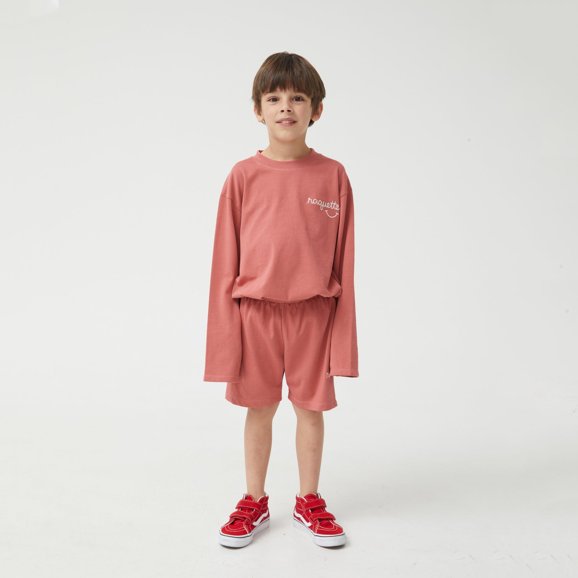 Boys & Girls Pink Cotton T-Shirt