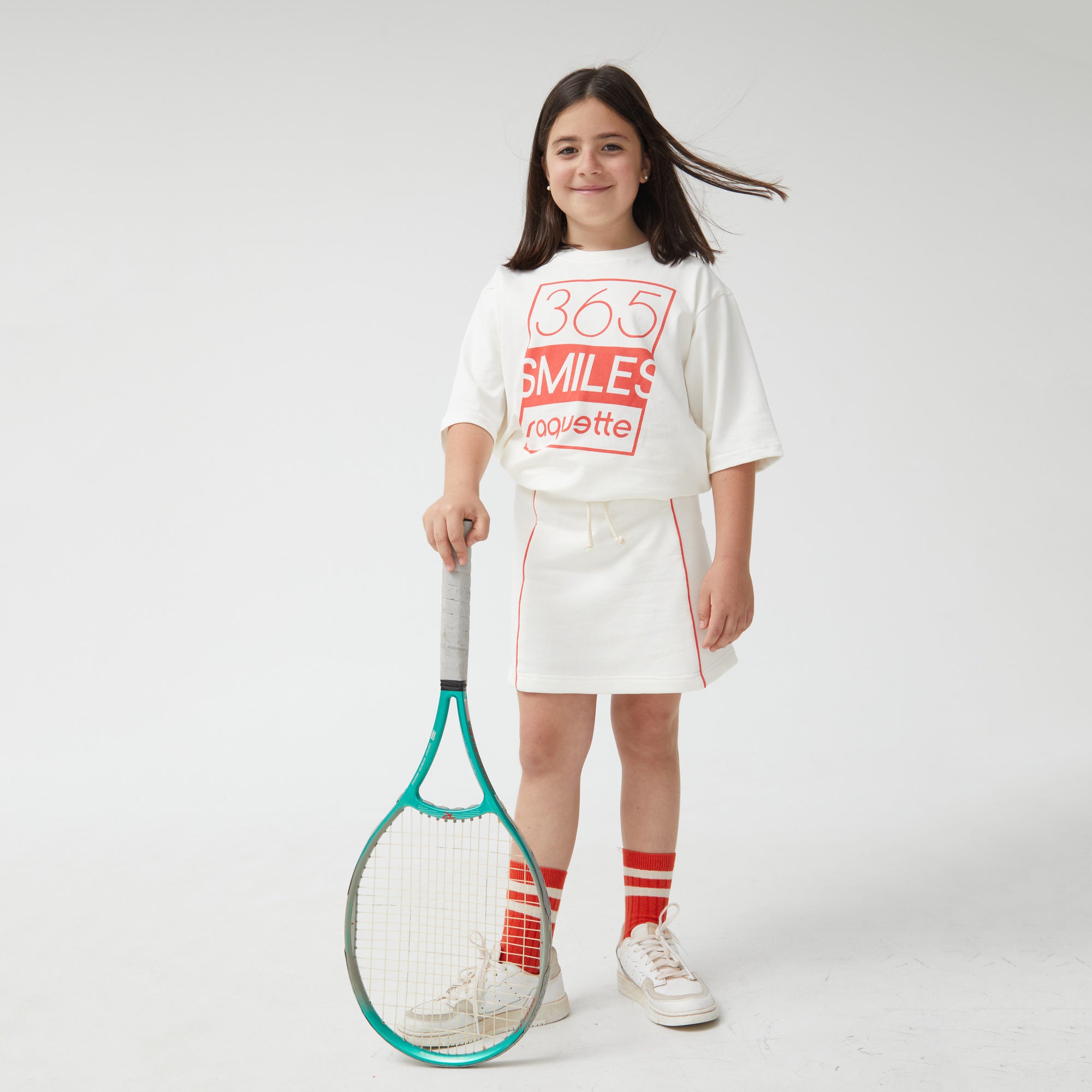 Boys & Girls White Cotton T-Shirt