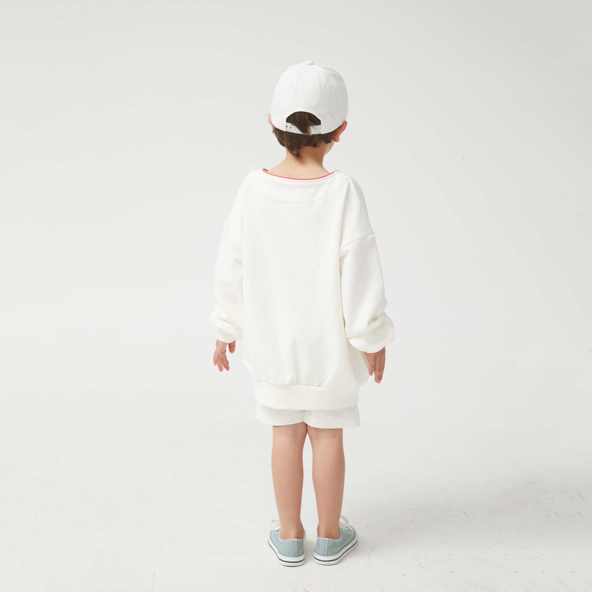 Boys & Girls White Cotton Cardigan