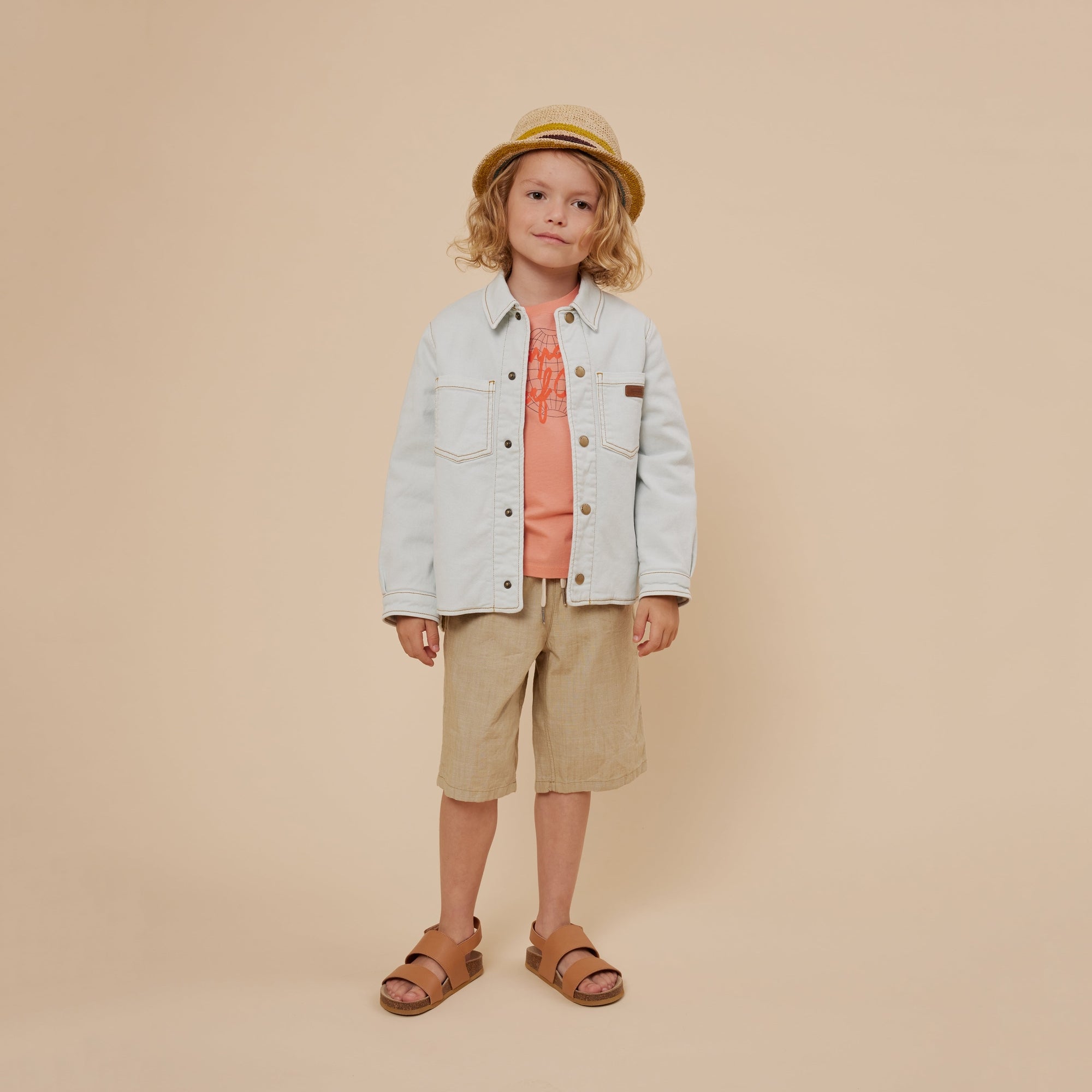 Boys & Girls Light Blue Denim Jacket