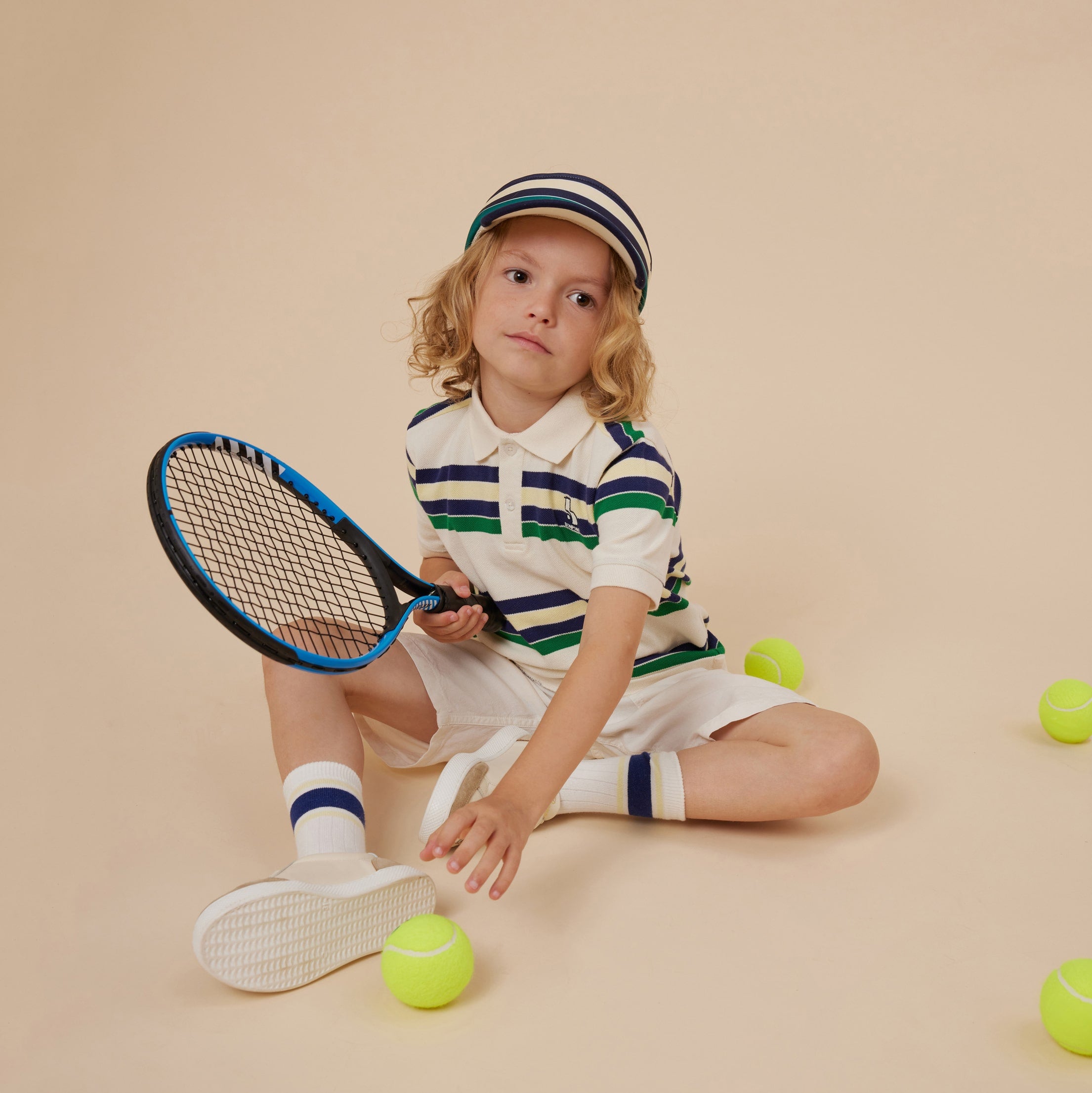 Boys White Sun Hat