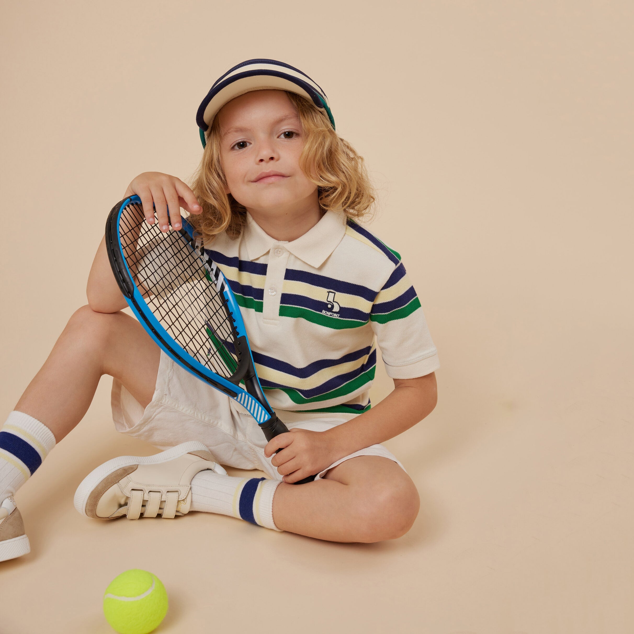 Boys White Sun Hat
