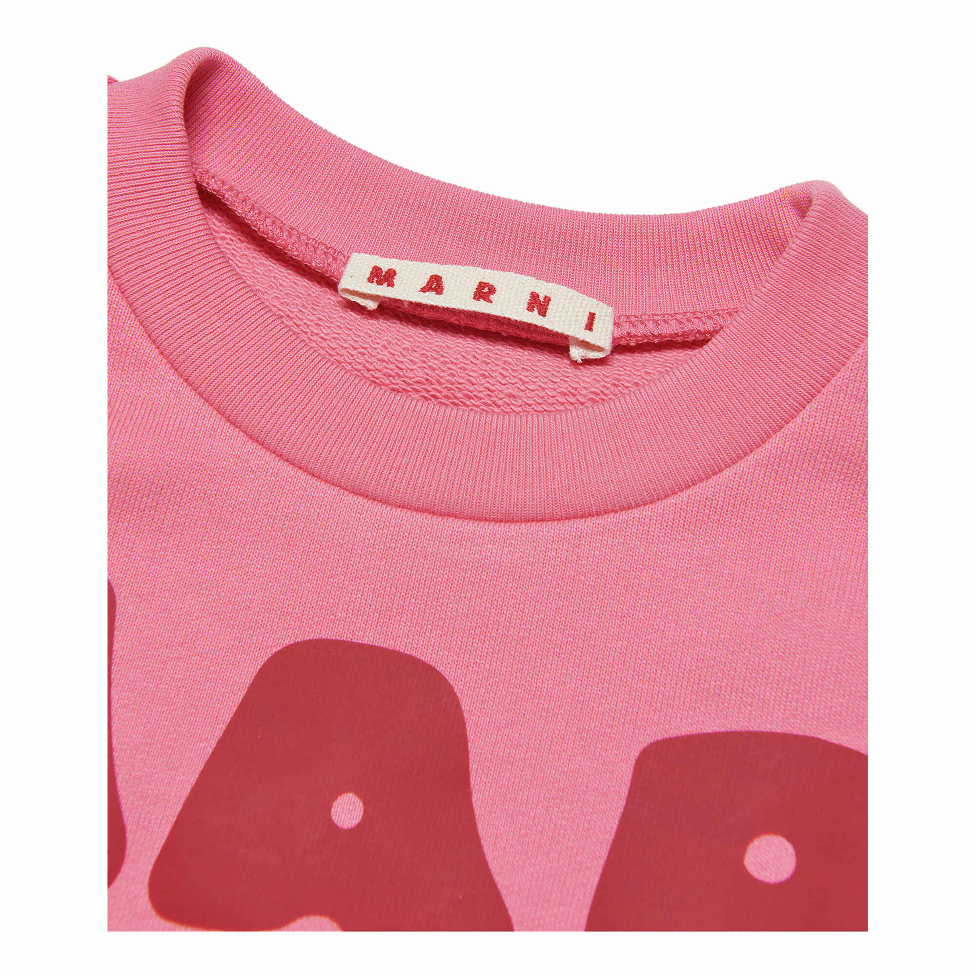Boys & Girls Pink Logo Cotton Sweatshirt