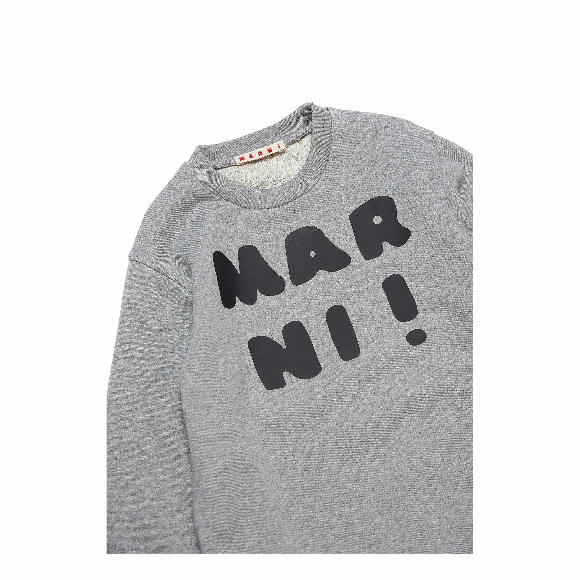 Boys & Girls Grey Logo Cotton Sweatshirt