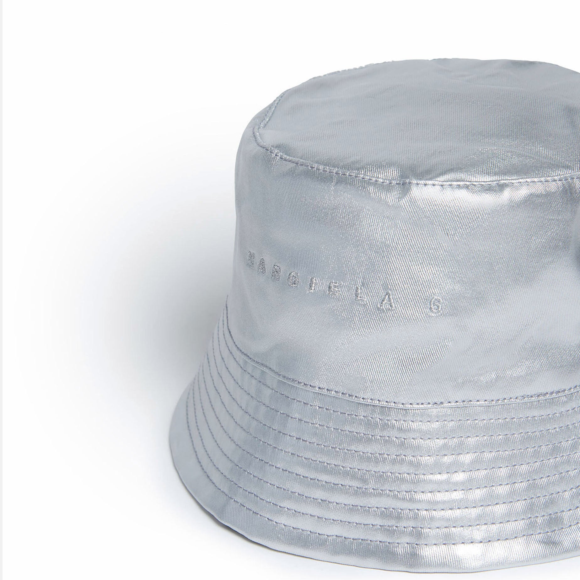 Boys & Girls Silver Logo Bucket Hat