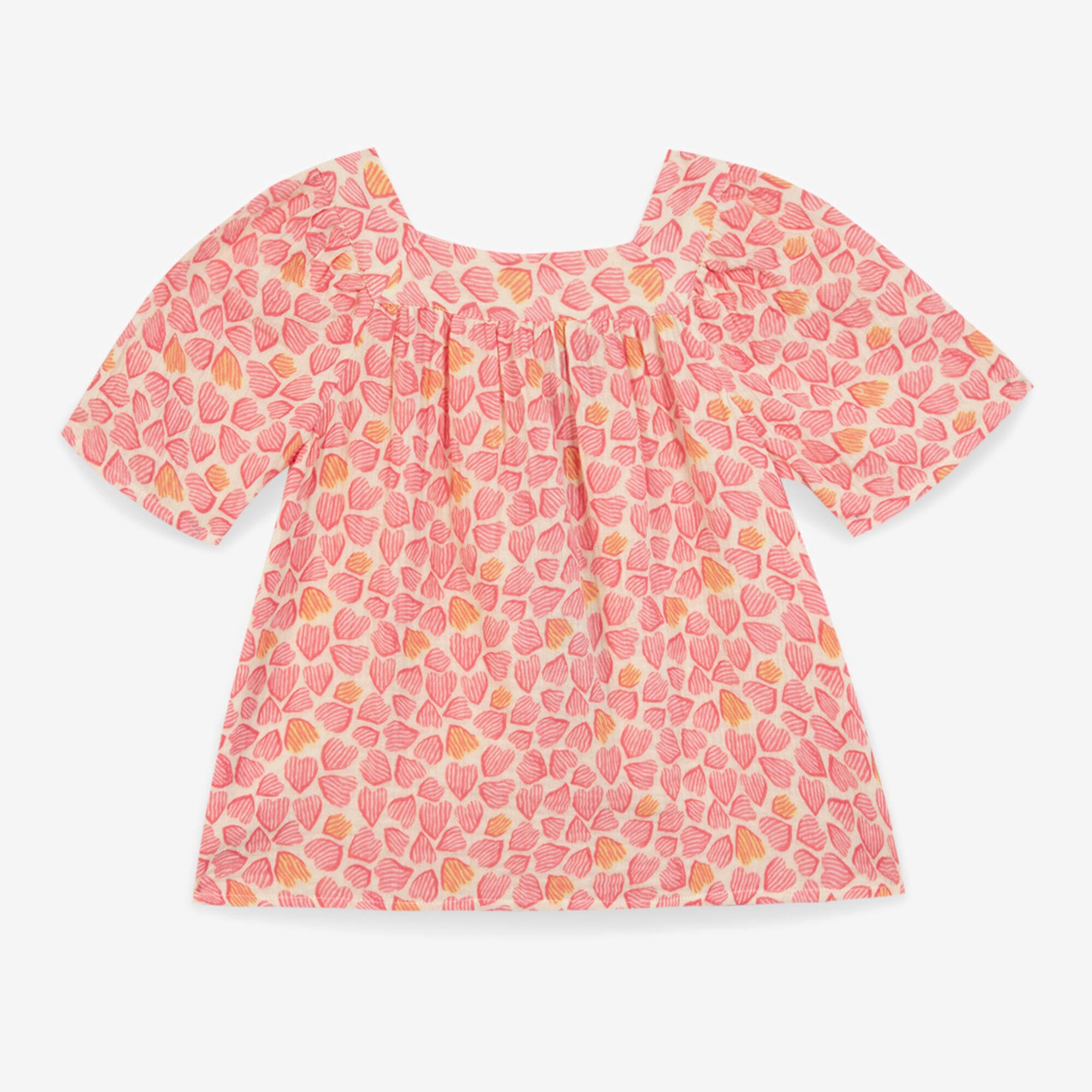 Girls Pink Cotton Top