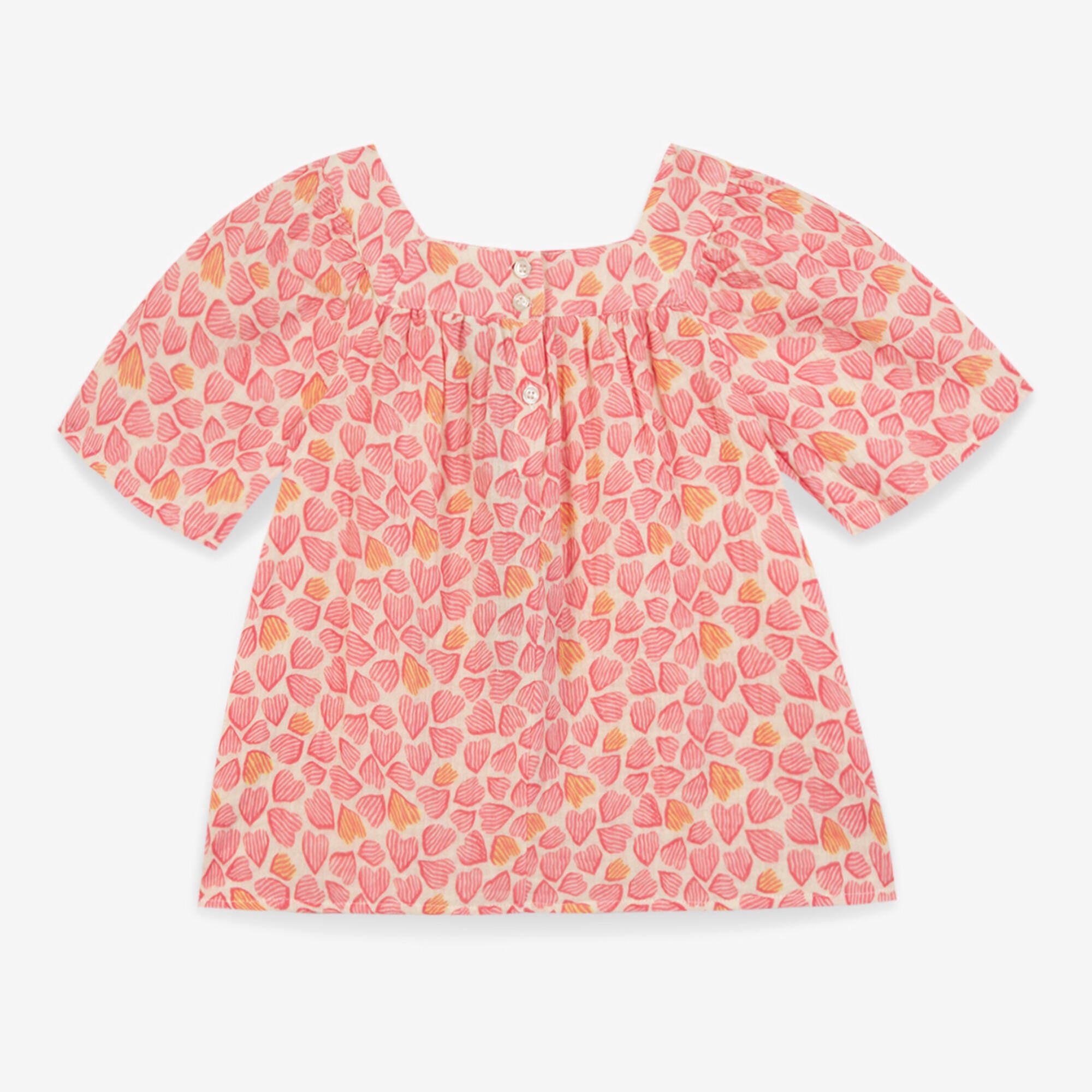 Girls Pink Cotton Top