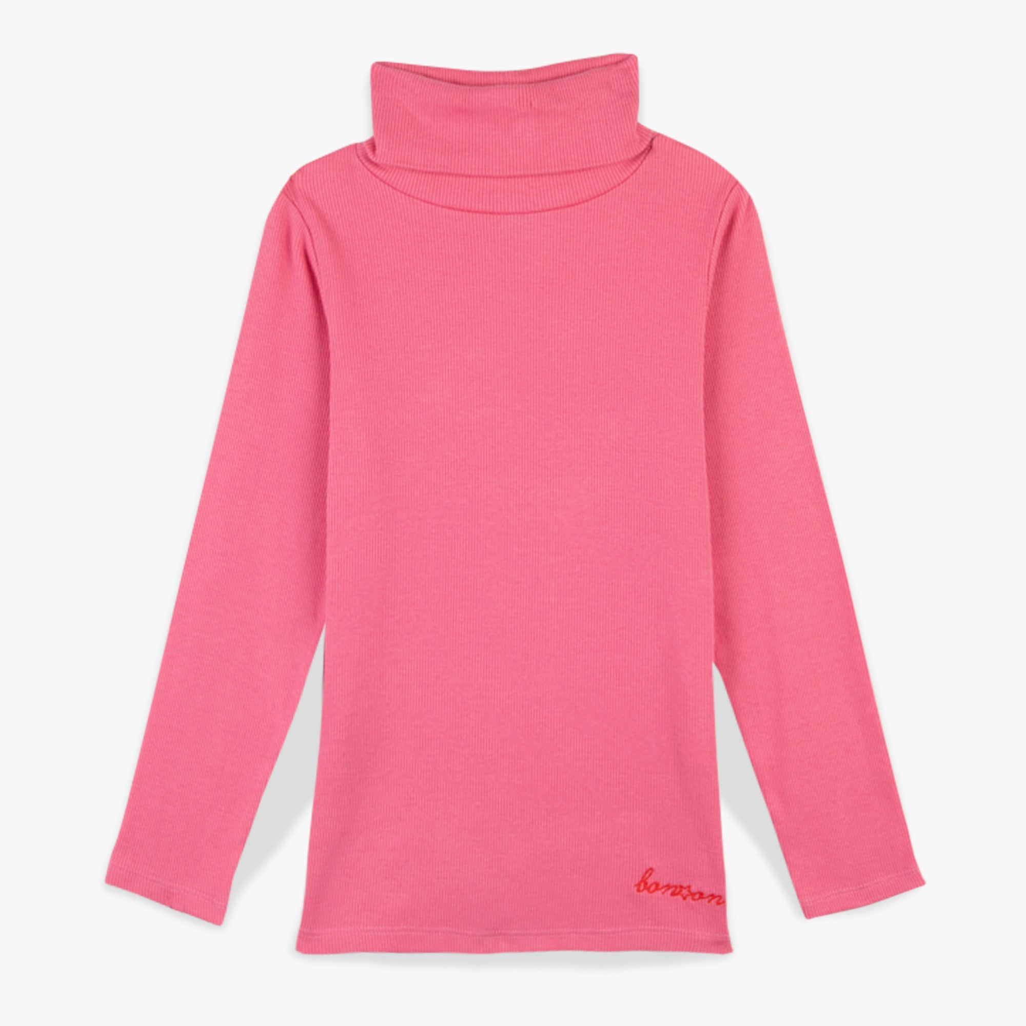 Girls Pink Cotton T-Shirt