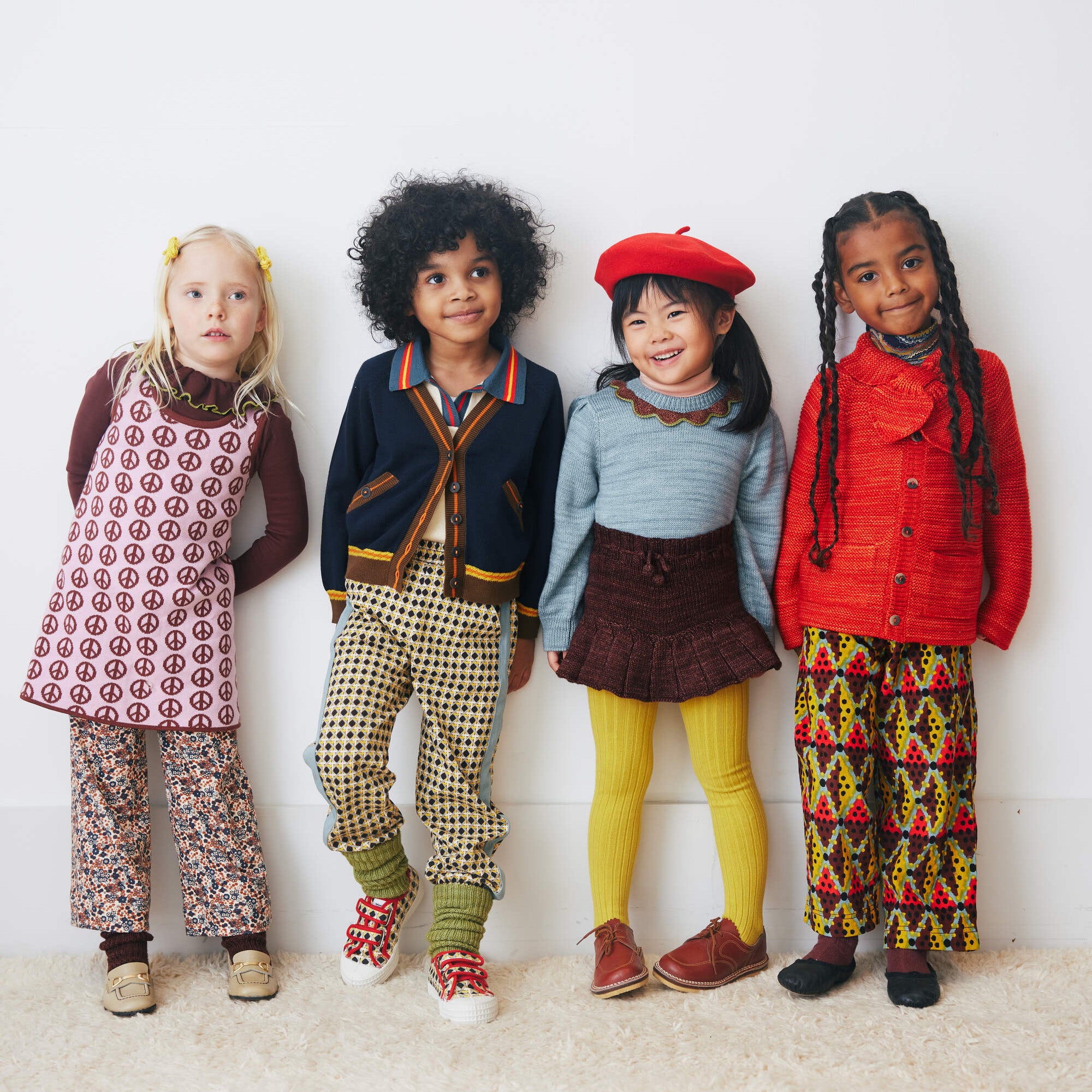 Girls Fig Wool Skirt