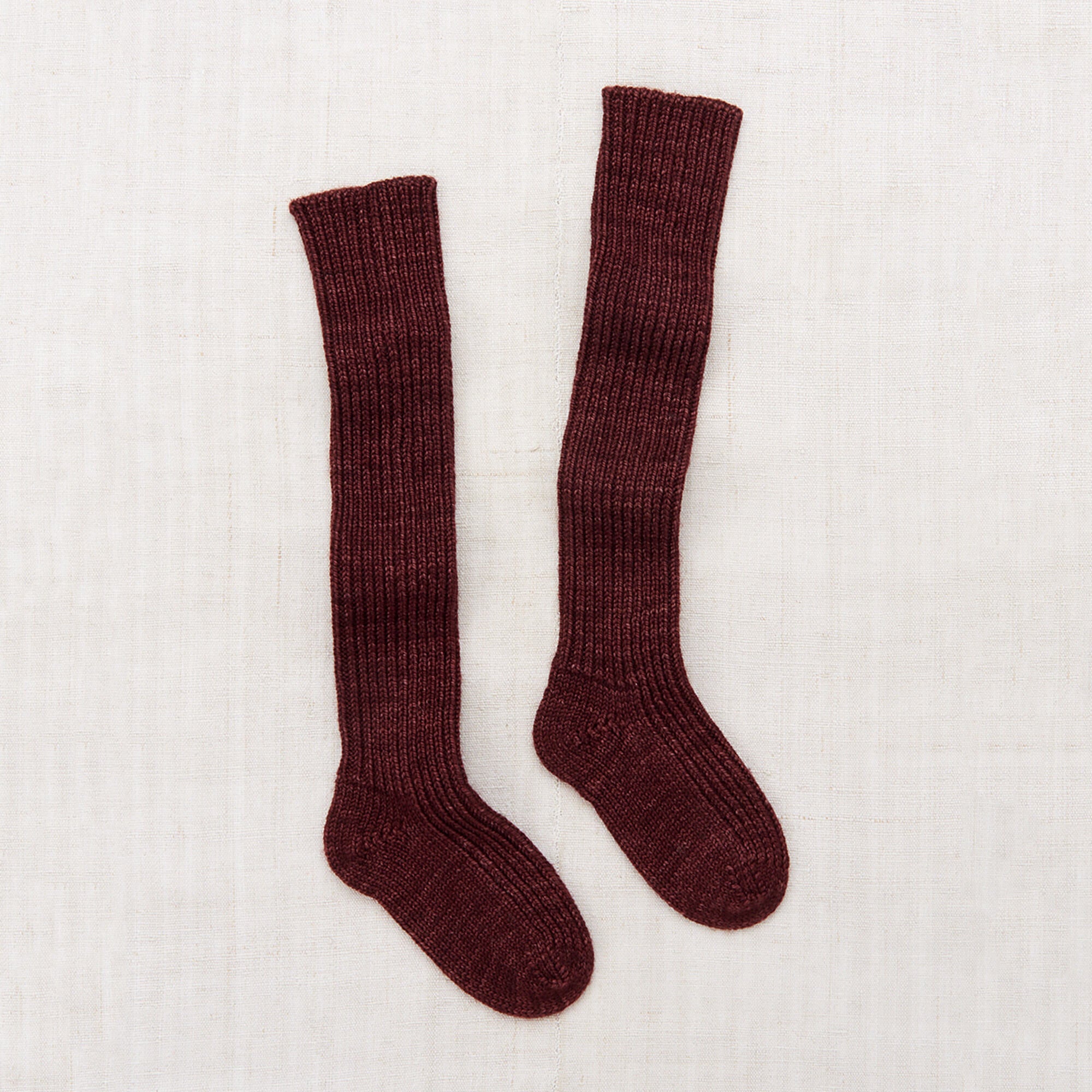 Boys & Girls Fig Wool Long Socks