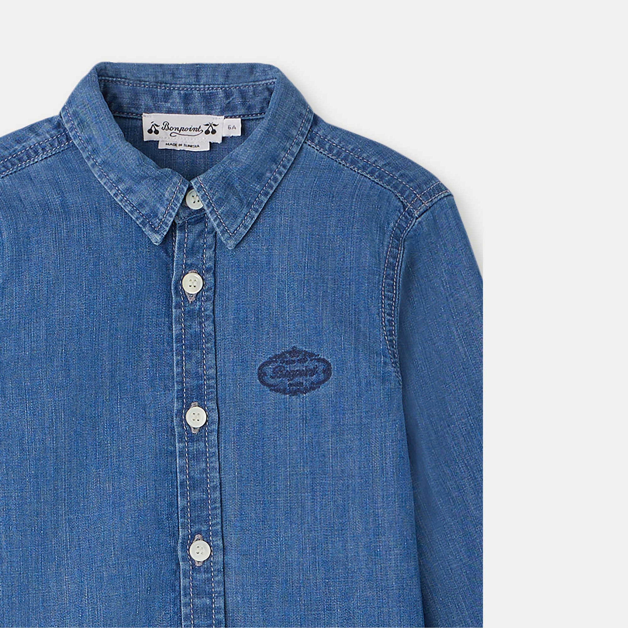 Boys Blue Denim Shirt