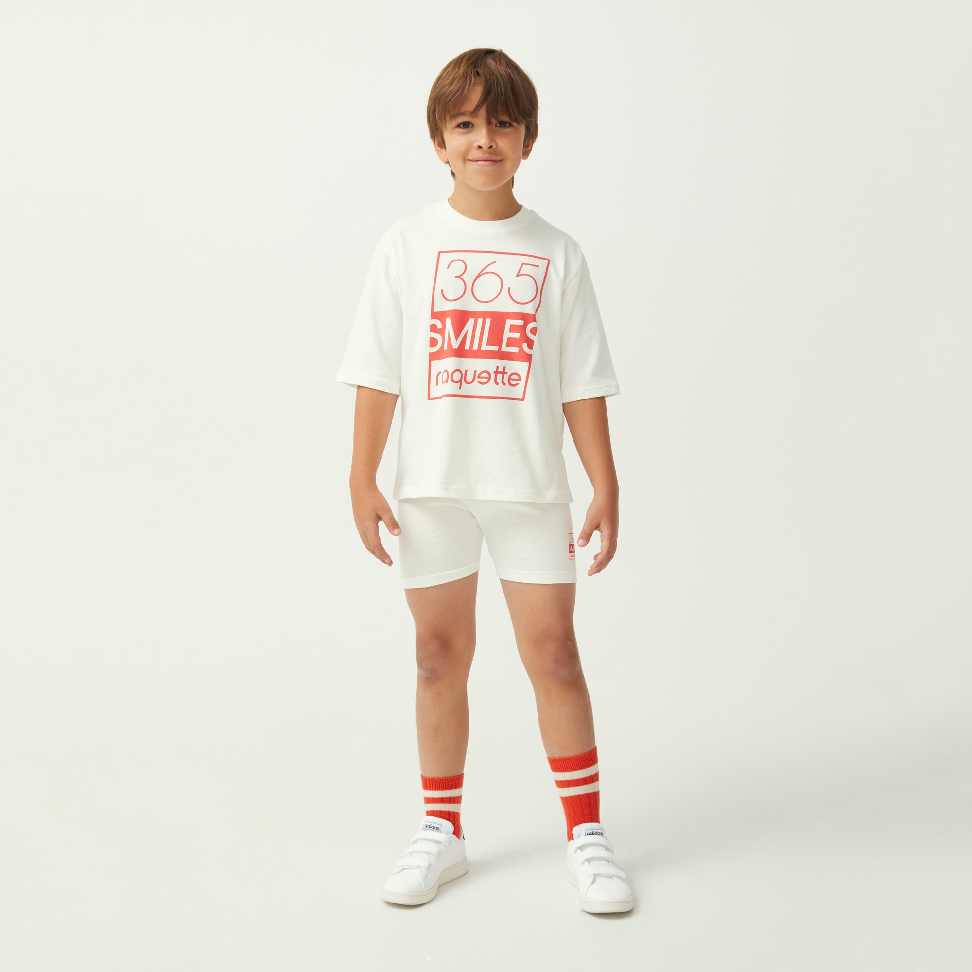 Boys & Girls White Cotton T-Shirt