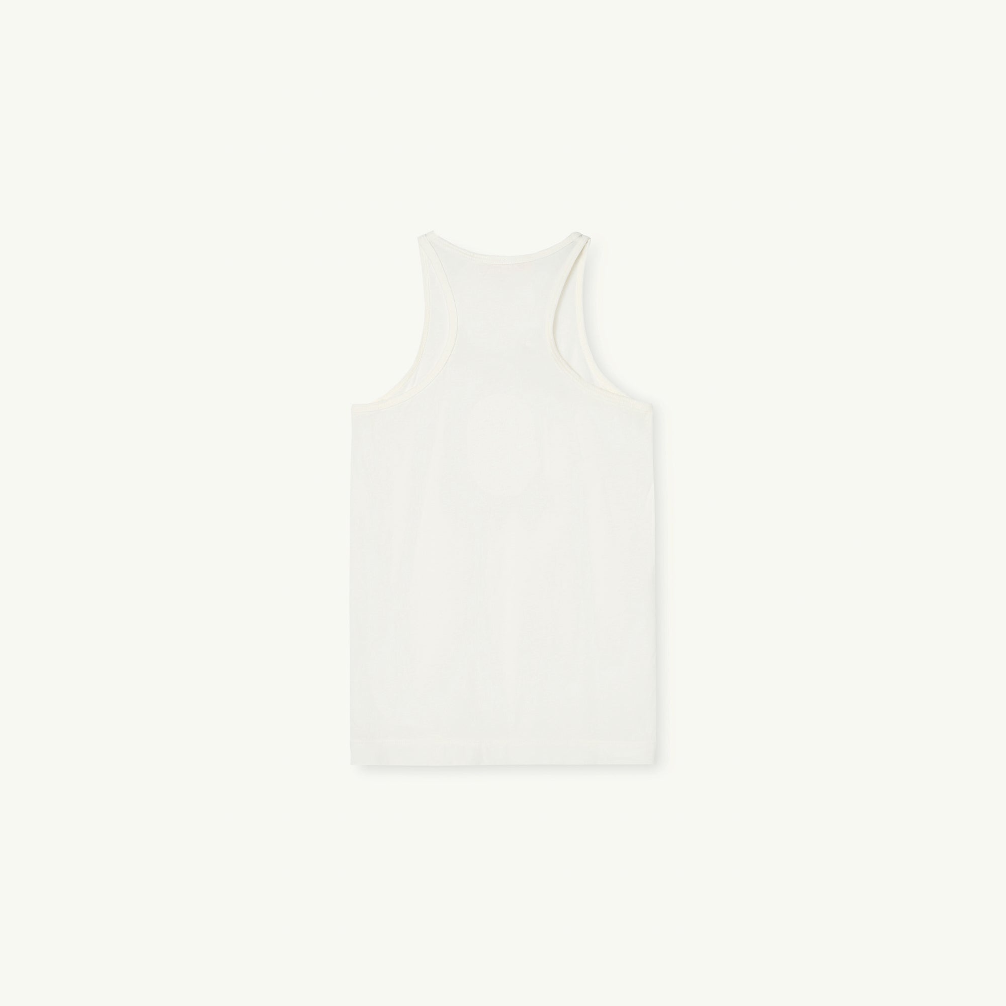 Boys & Girls White Printed Cotton Vest